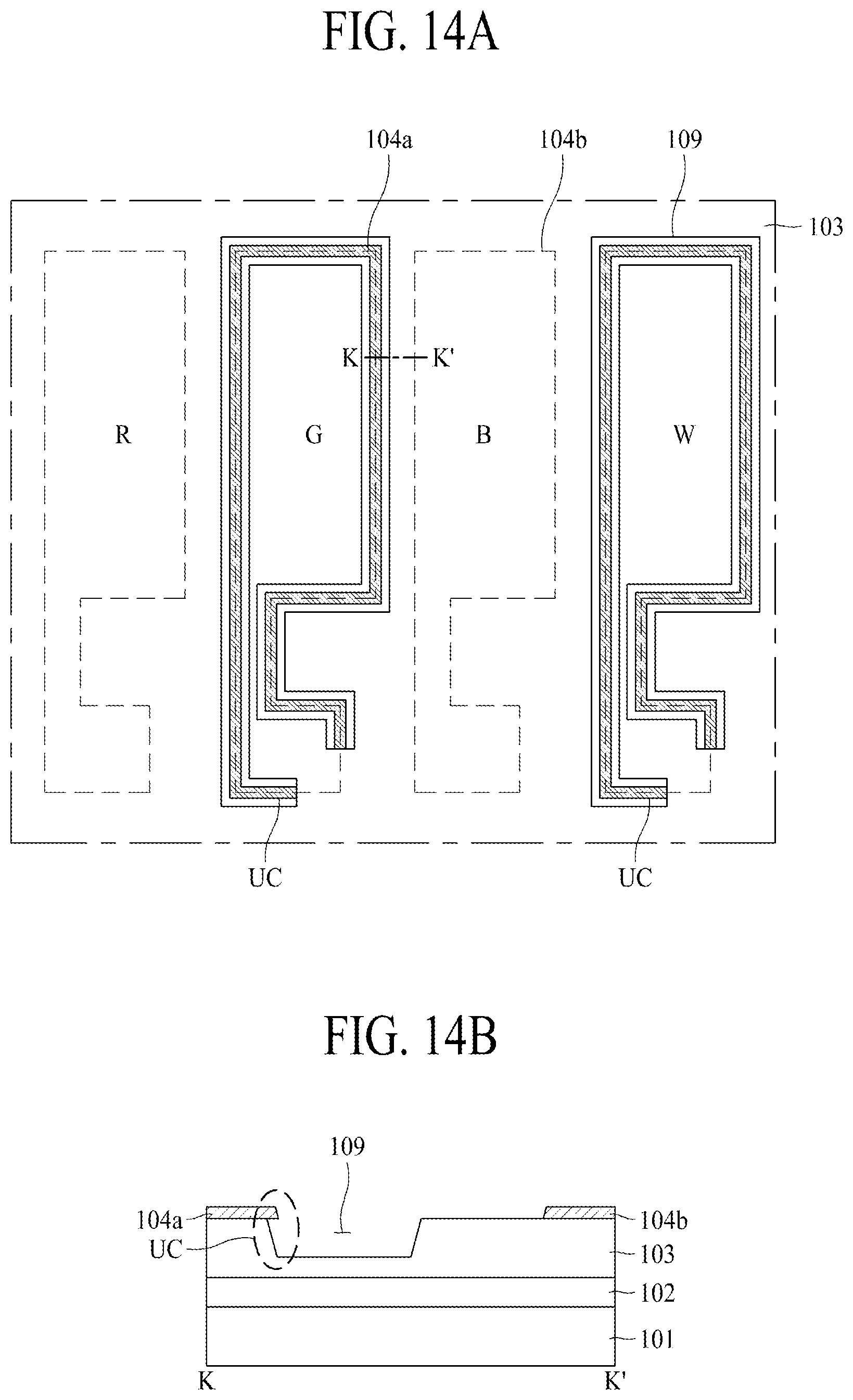 Patent US12588357 Figure 12 – Light emitting display apparatus including an undercut along an outer periphery of an anode