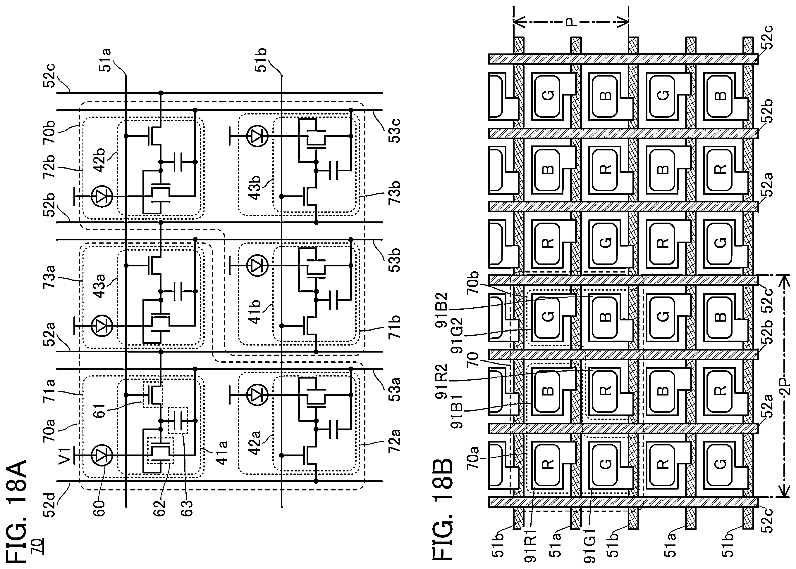 Patent US12588358 Figure 18 – Display device and method for manufacturing display device