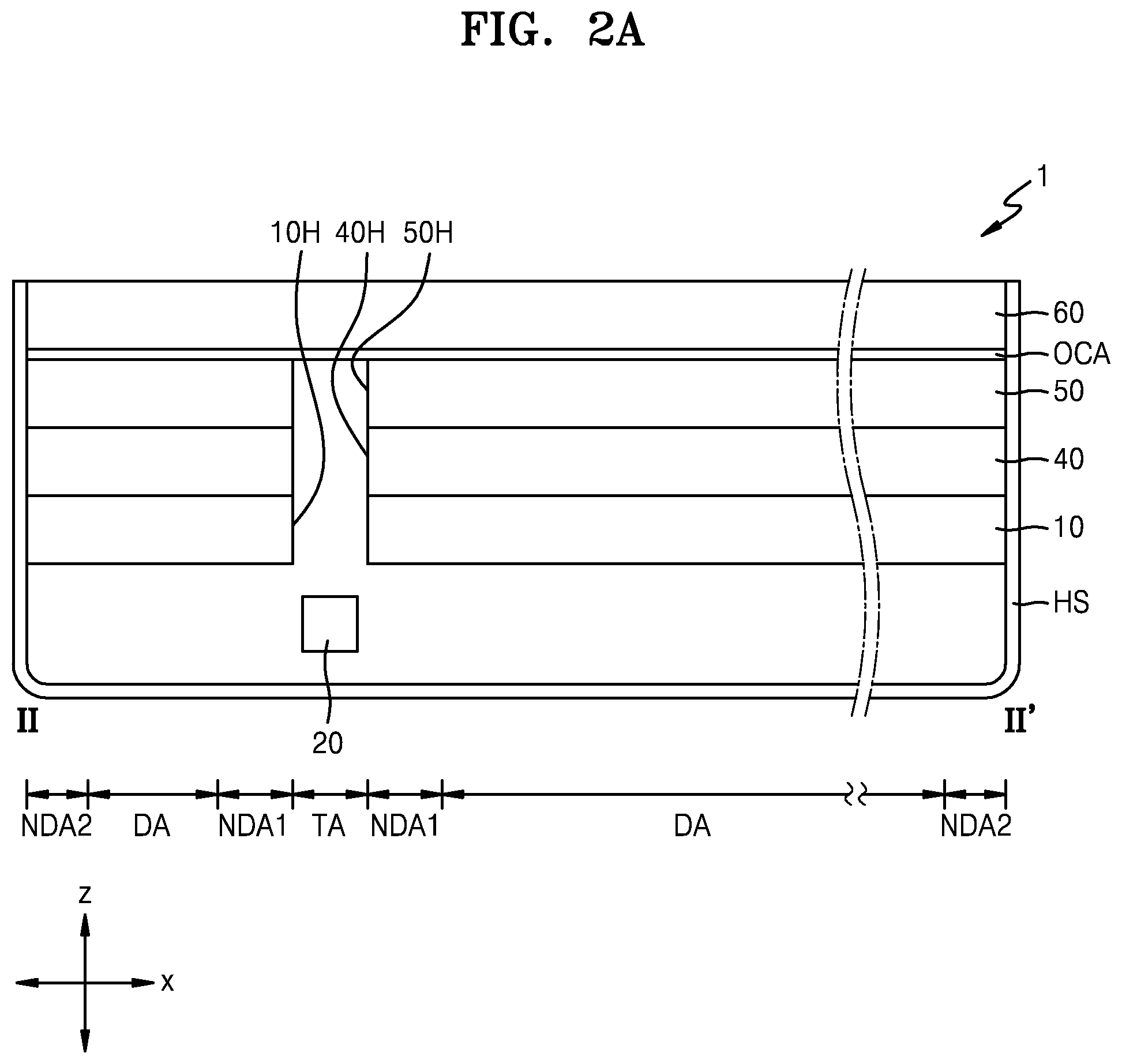 Patent US12588359 Figure 3 – Display panel and electronic apparatus including the same