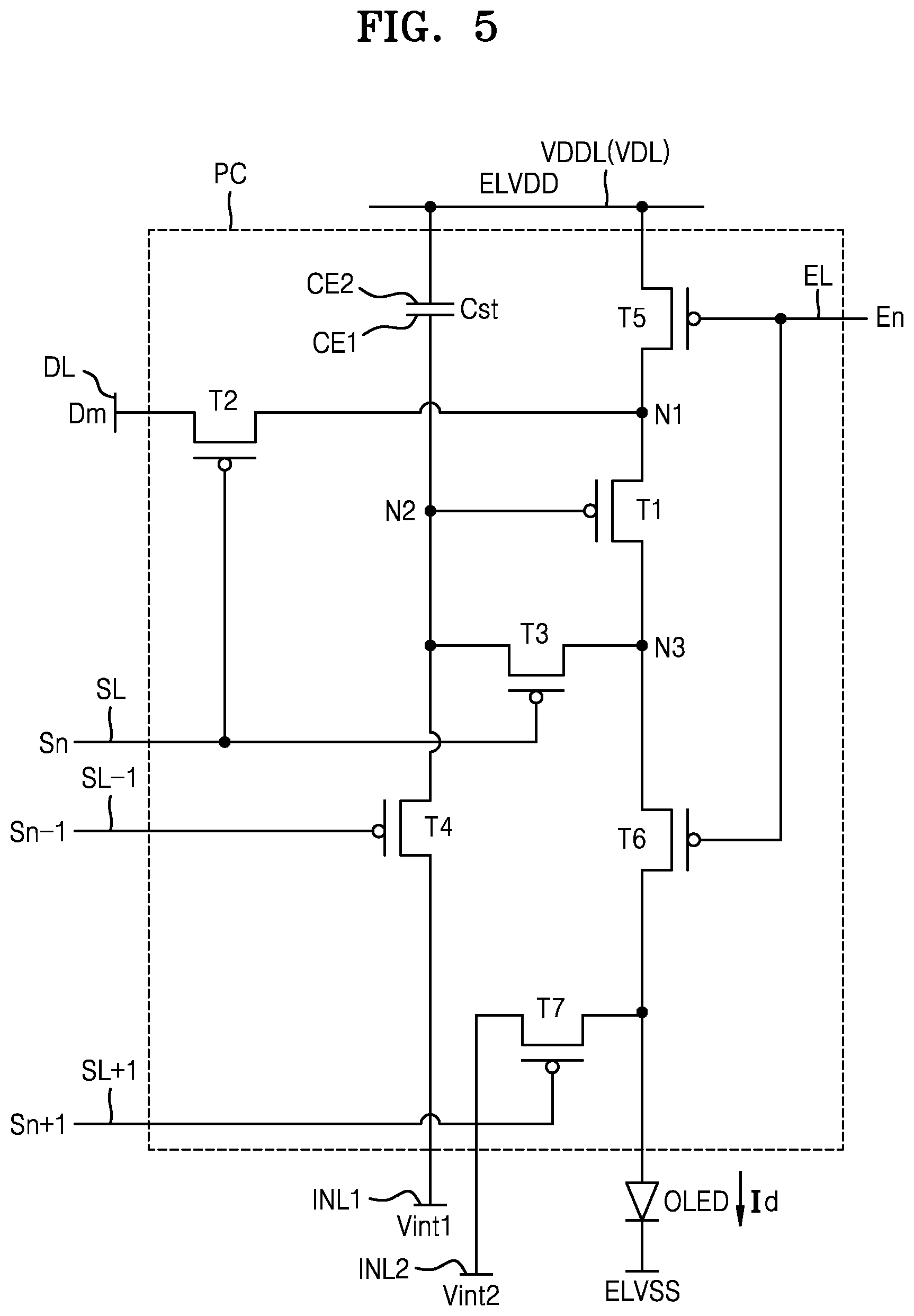 Patent US12588359 Figure 7 – Display panel and electronic apparatus including the same