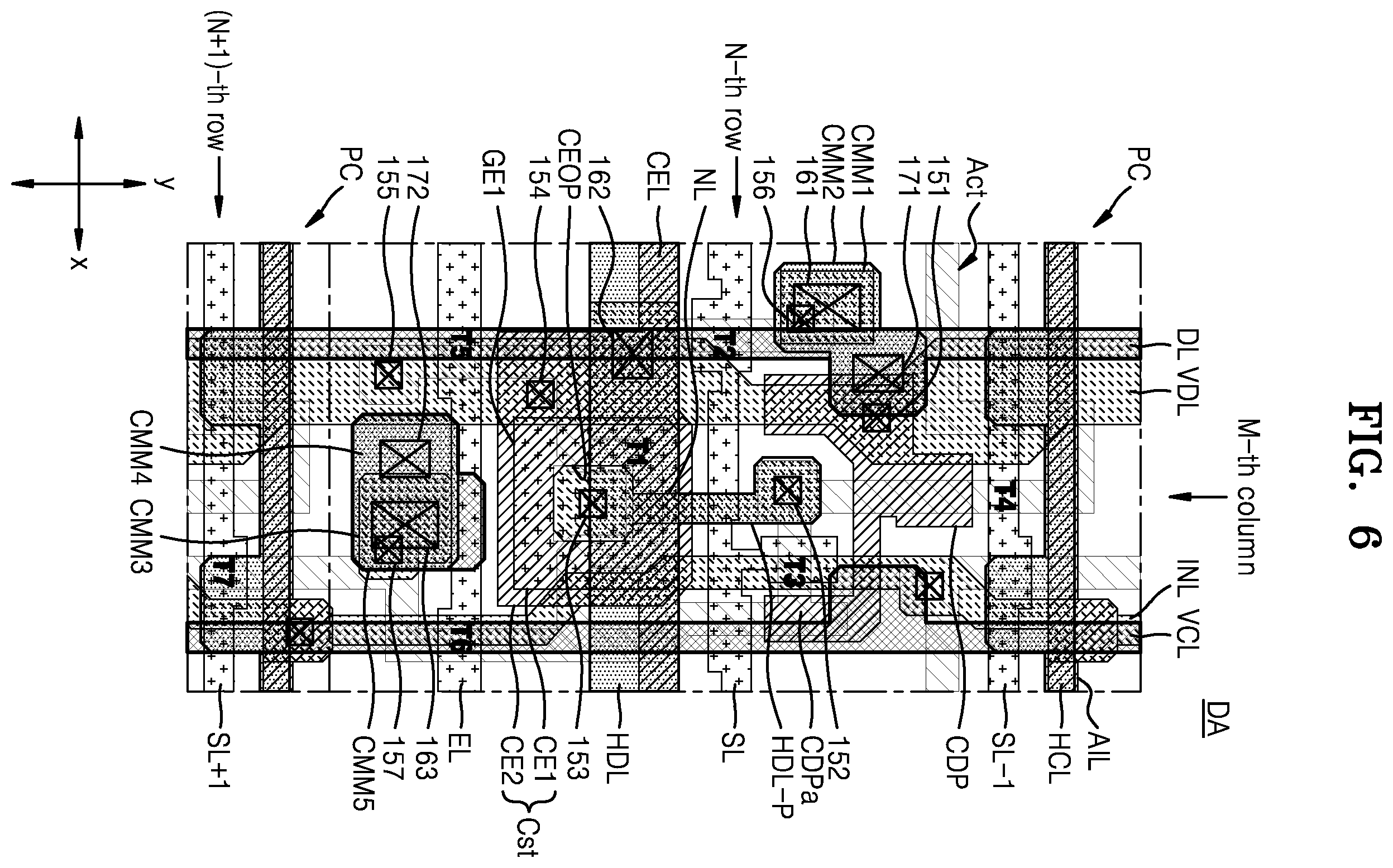 Patent US12588359 Figure 8 – Display panel and electronic apparatus including the same