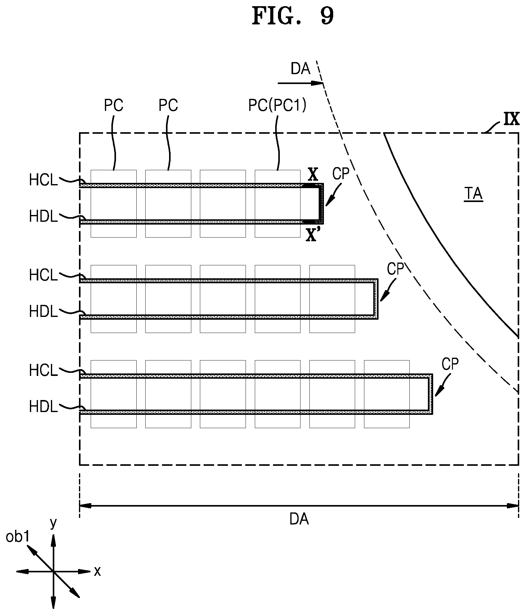 Patent US12588359 Figure 11 – Display panel and electronic apparatus including the same