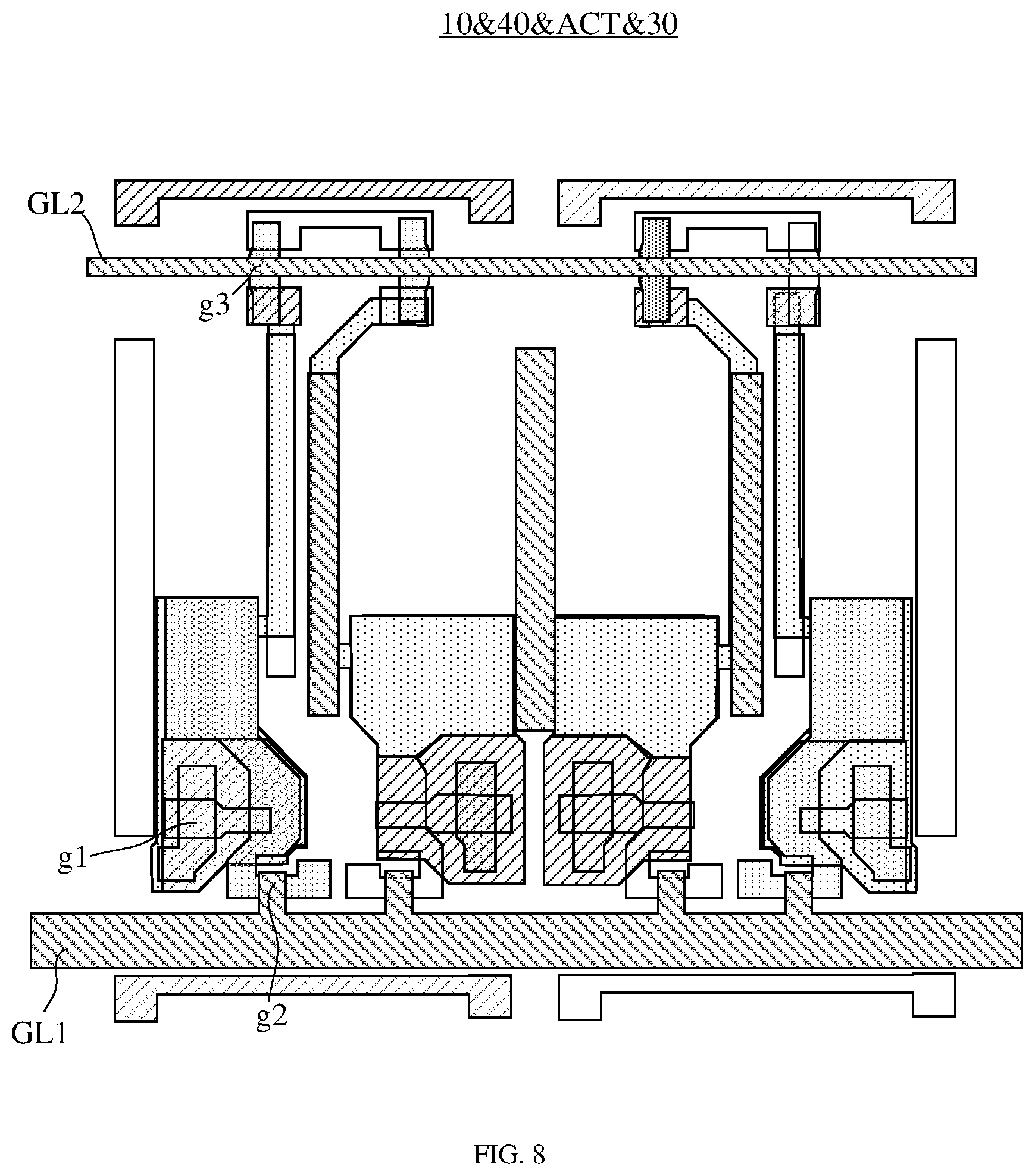 Patent US12588360 Figure 8 – Display substrate and display device