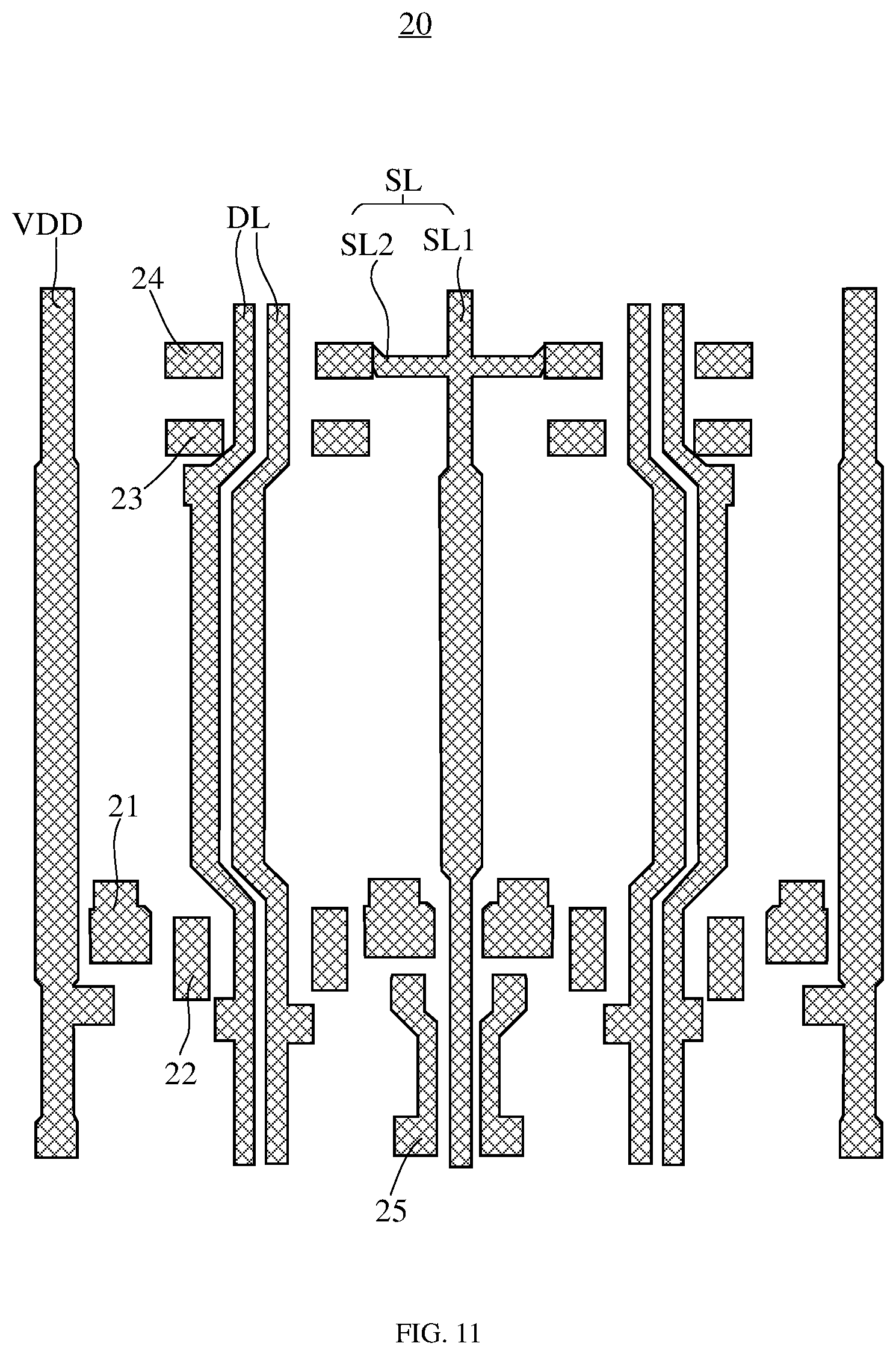 Patent US12588360 Figure 11 – Display substrate and display device