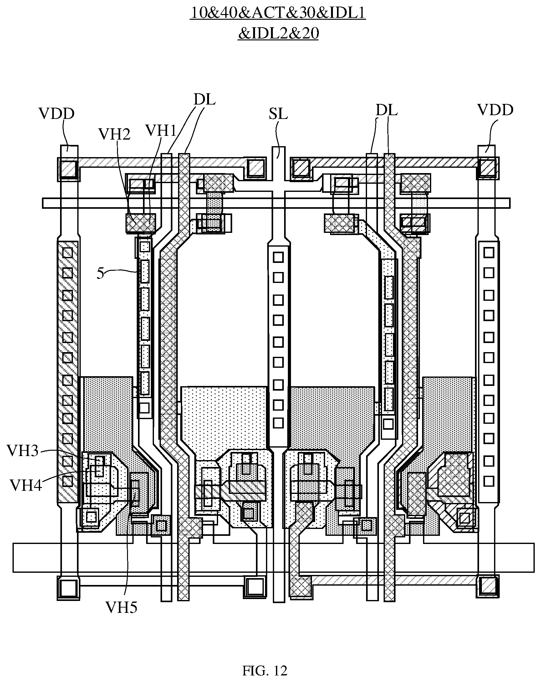 Patent US12588360 Figure 12 – Display substrate and display device