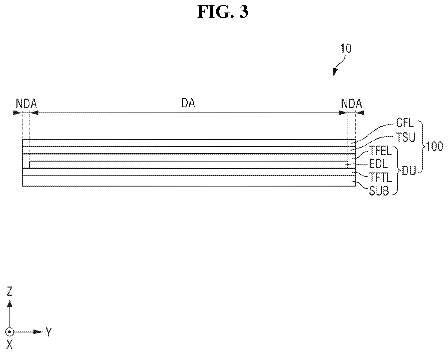 Patent US12588361 Figure 3 – Display device