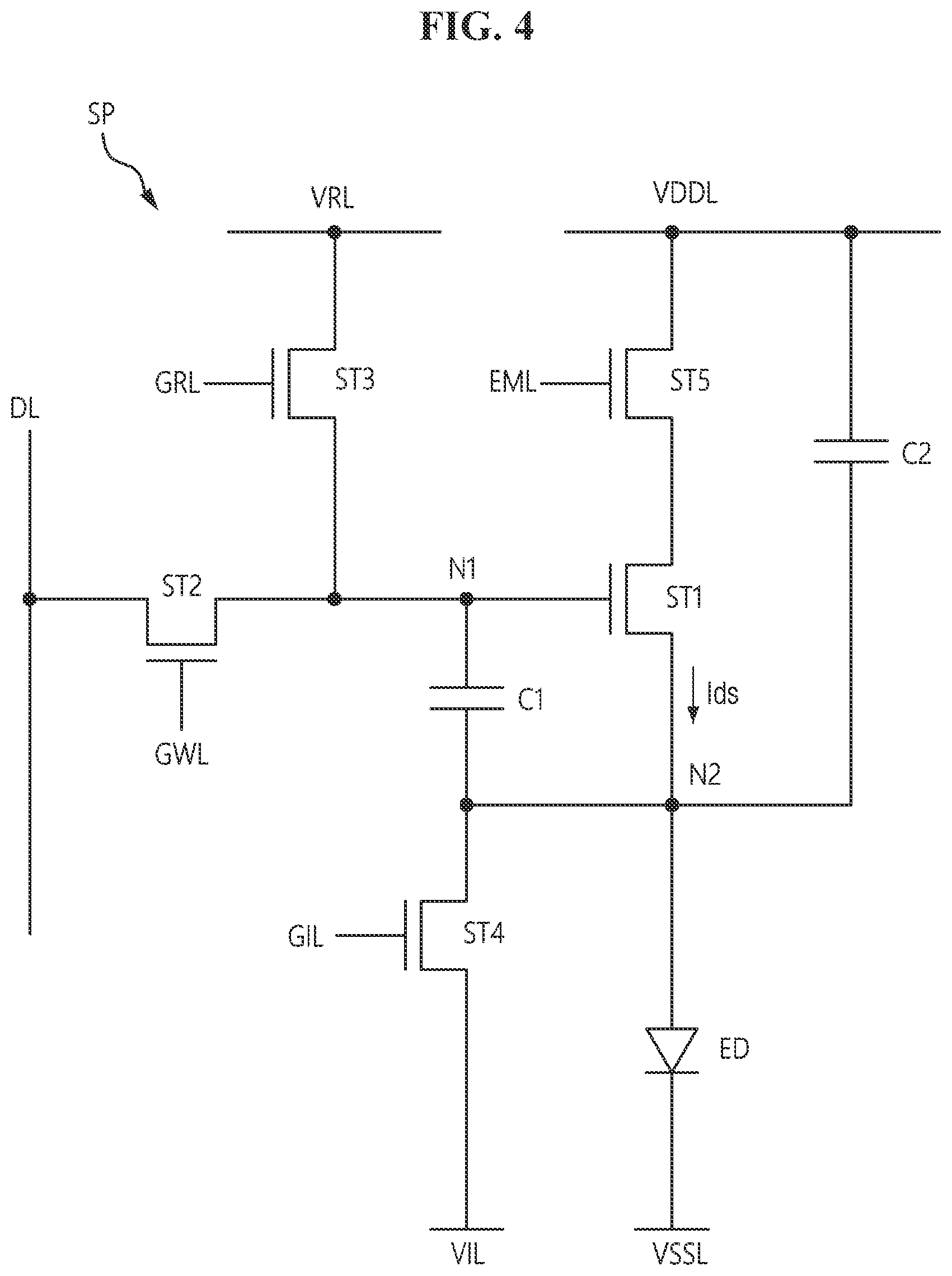 Patent US12588361 Figure 4 – Display device