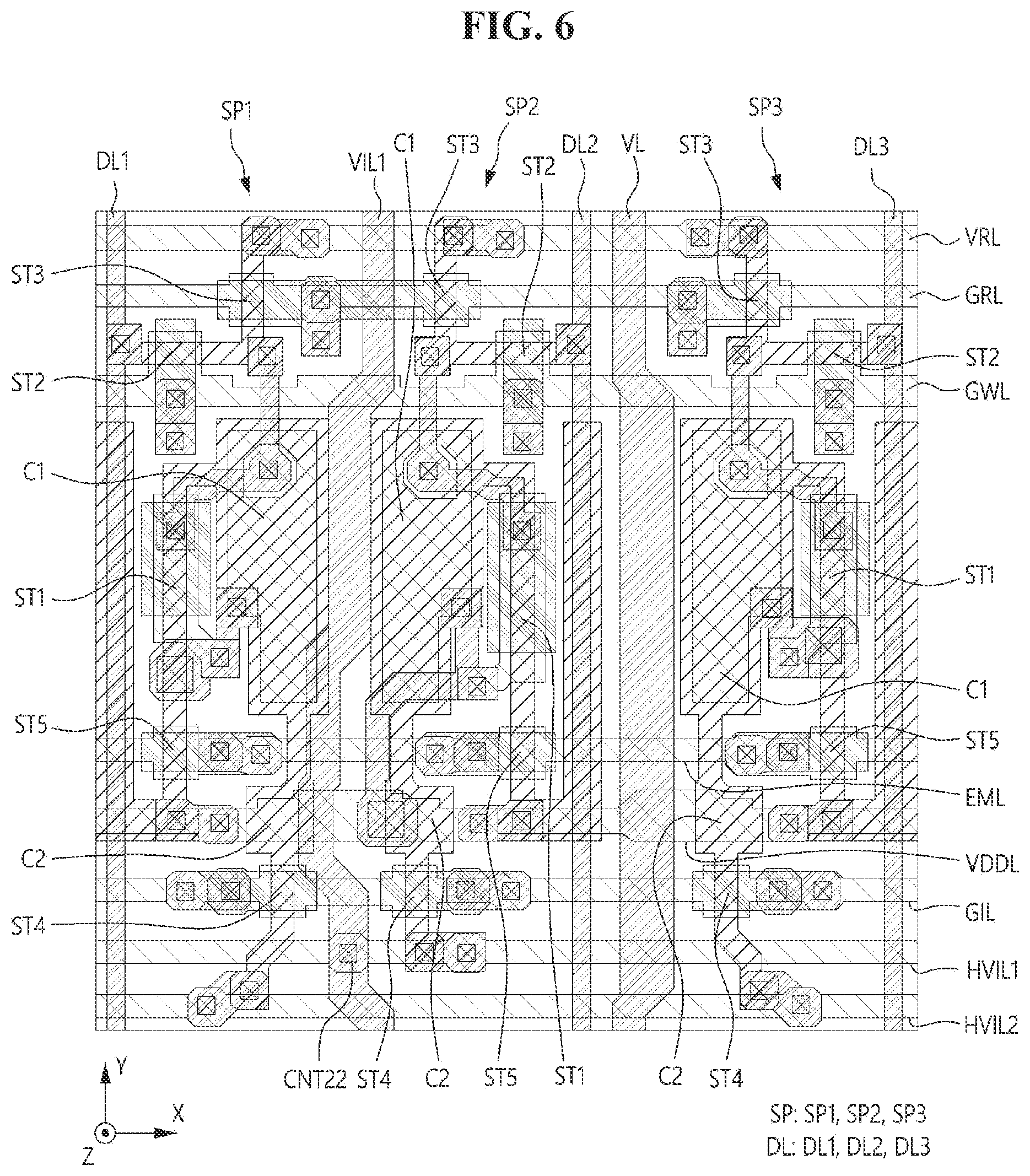 Patent US12588361 Figure 6 – Display device