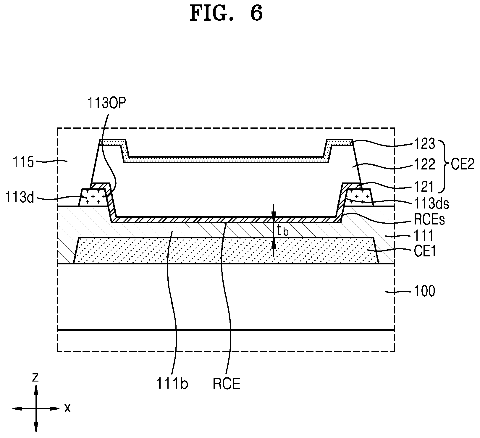Patent US12588362 Figure 6 – Display apparatus having a first insulating layer including first portion and second portion