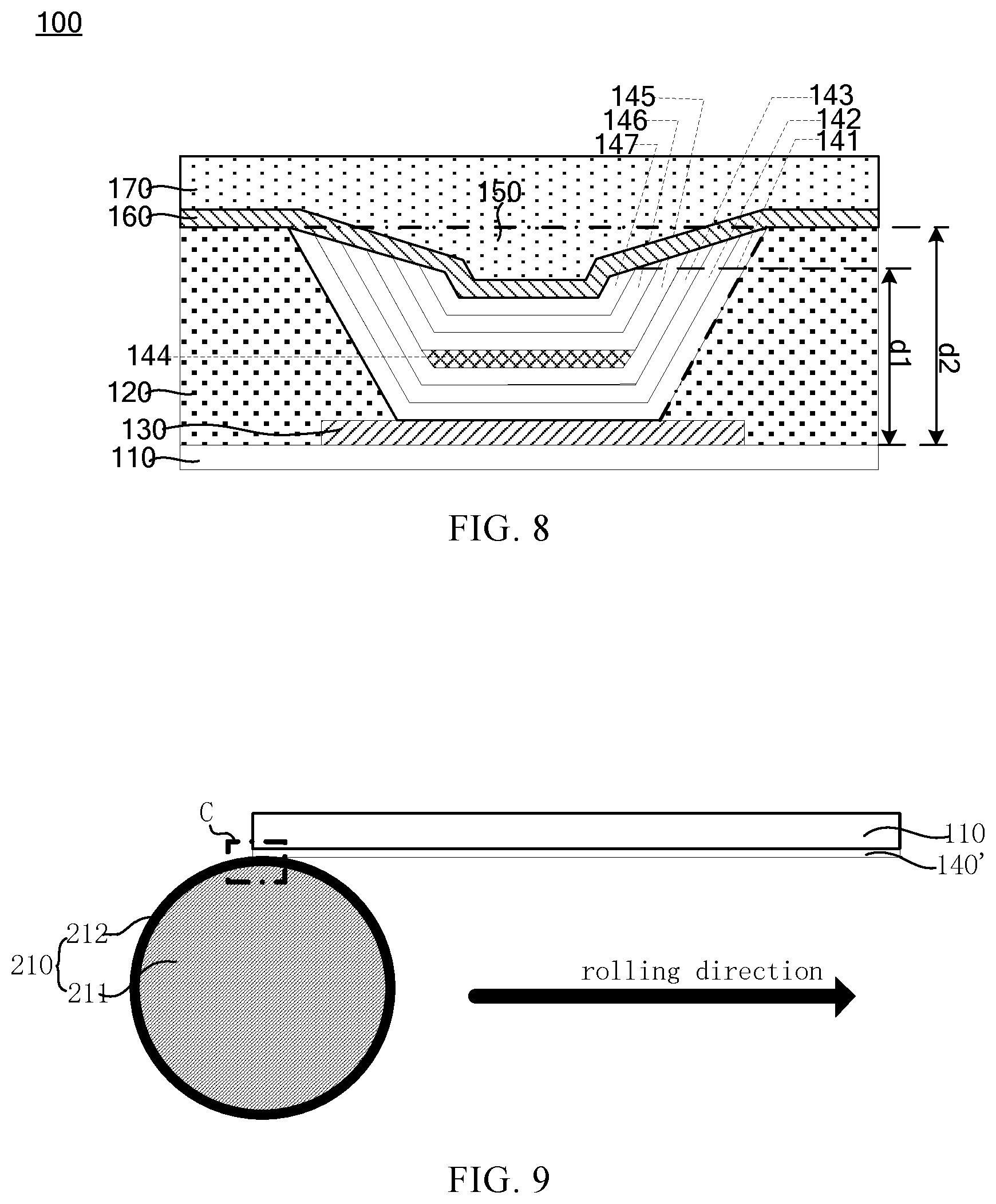 Patent US12588363 Figure 5 – Light-emitting substrate with first functional sub-layer, display panel with first functional sub-layer, light-emitting equipment including light-emitting substrate, method and apparatus for manufacturing light-emitting substrate