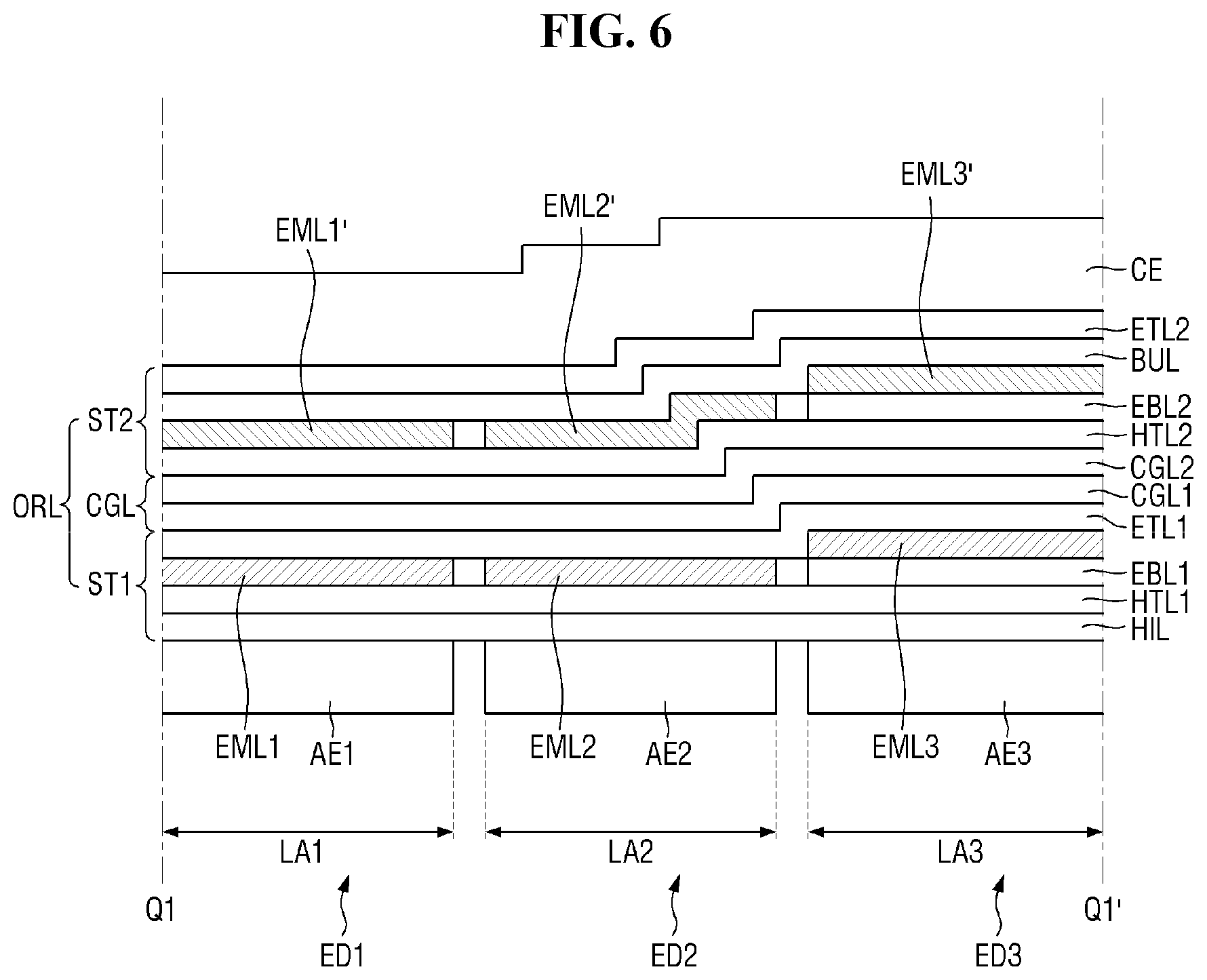 Patent US12588364 Figure 6 – Display device and method for manufacturing the same