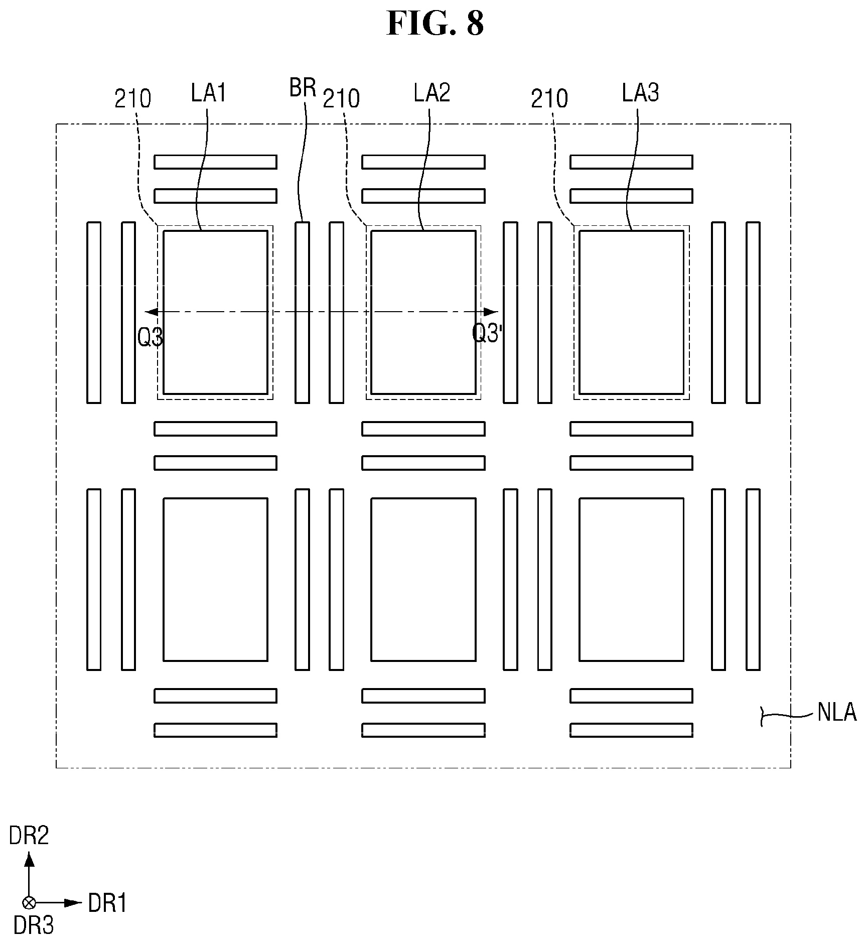 Patent US12588364 Figure 8 – Display device and method for manufacturing the same