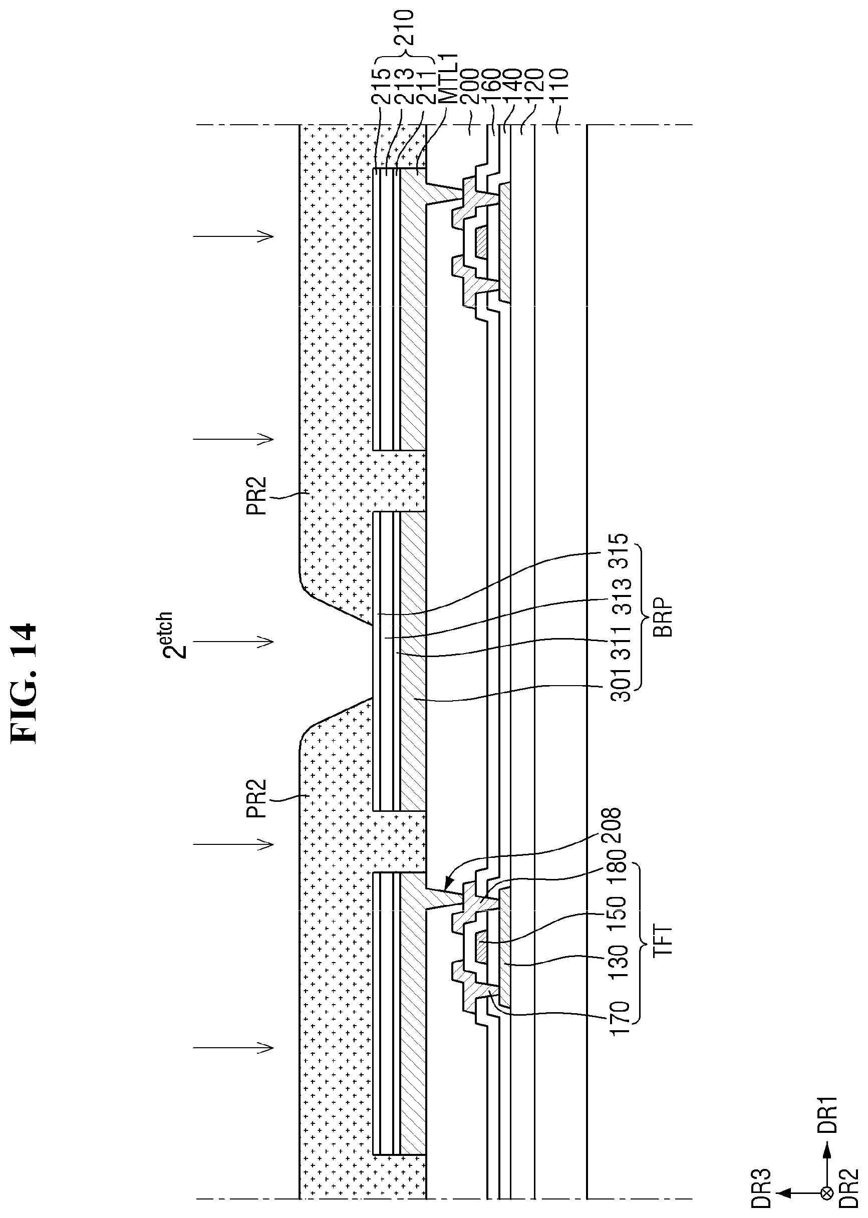 Patent US12588364 Figure 14 – Display device and method for manufacturing the same