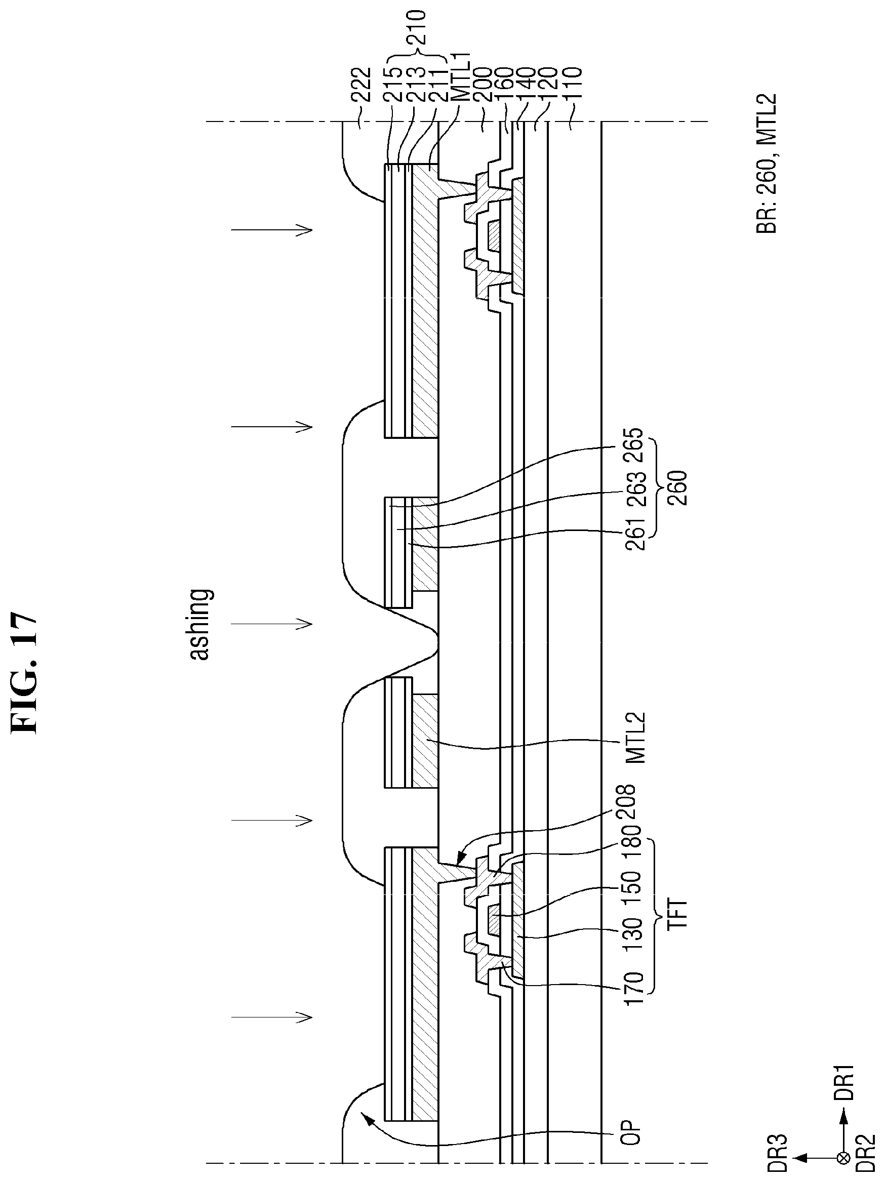 Patent US12588364 Figure 17 – Display device and method for manufacturing the same