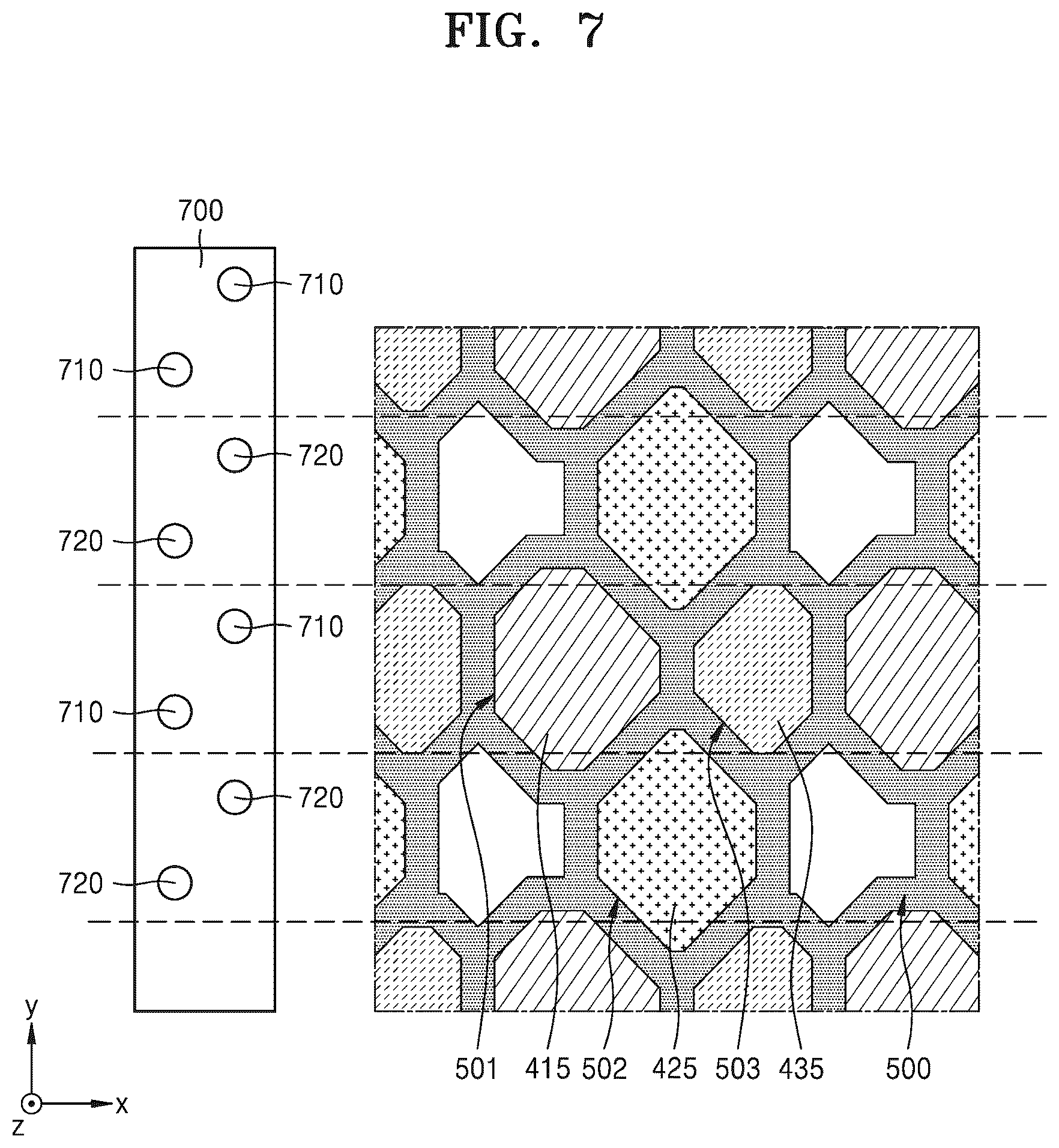 Patent US12588365 Figure 7 – Display apparatus and method of manufacturing the same