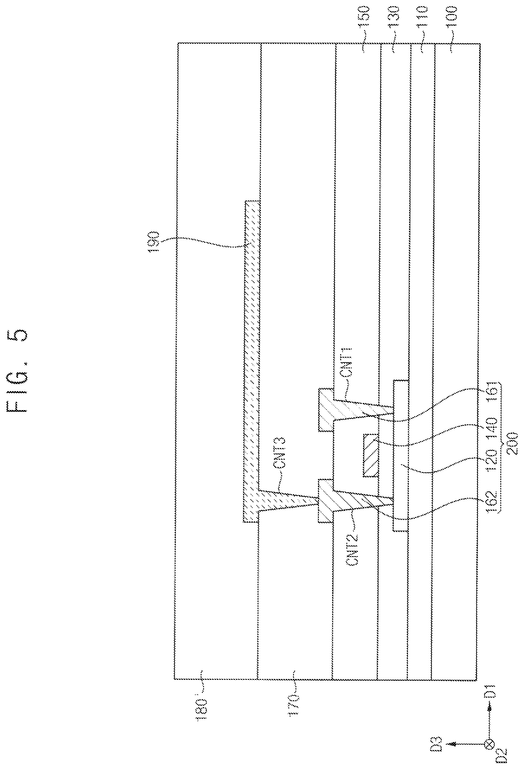 Patent US12588366 Figure 5 – Display device and method of providing display device