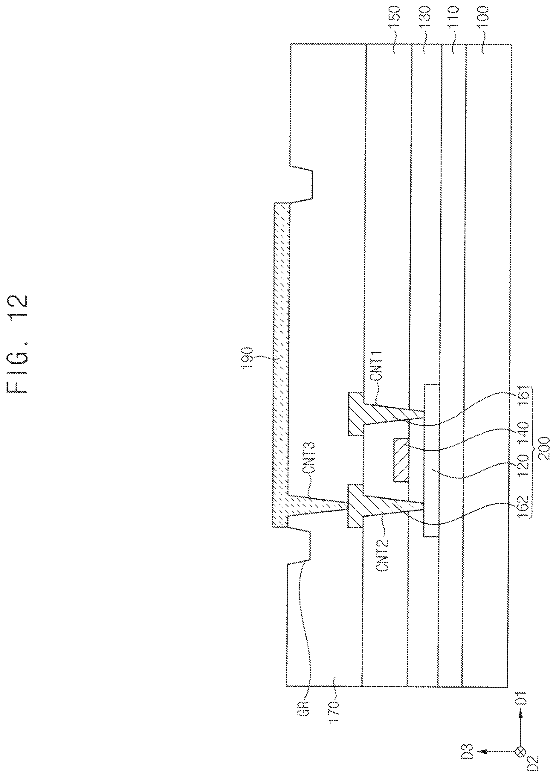 Patent US12588366 Figure 12 – Display device and method of providing display device