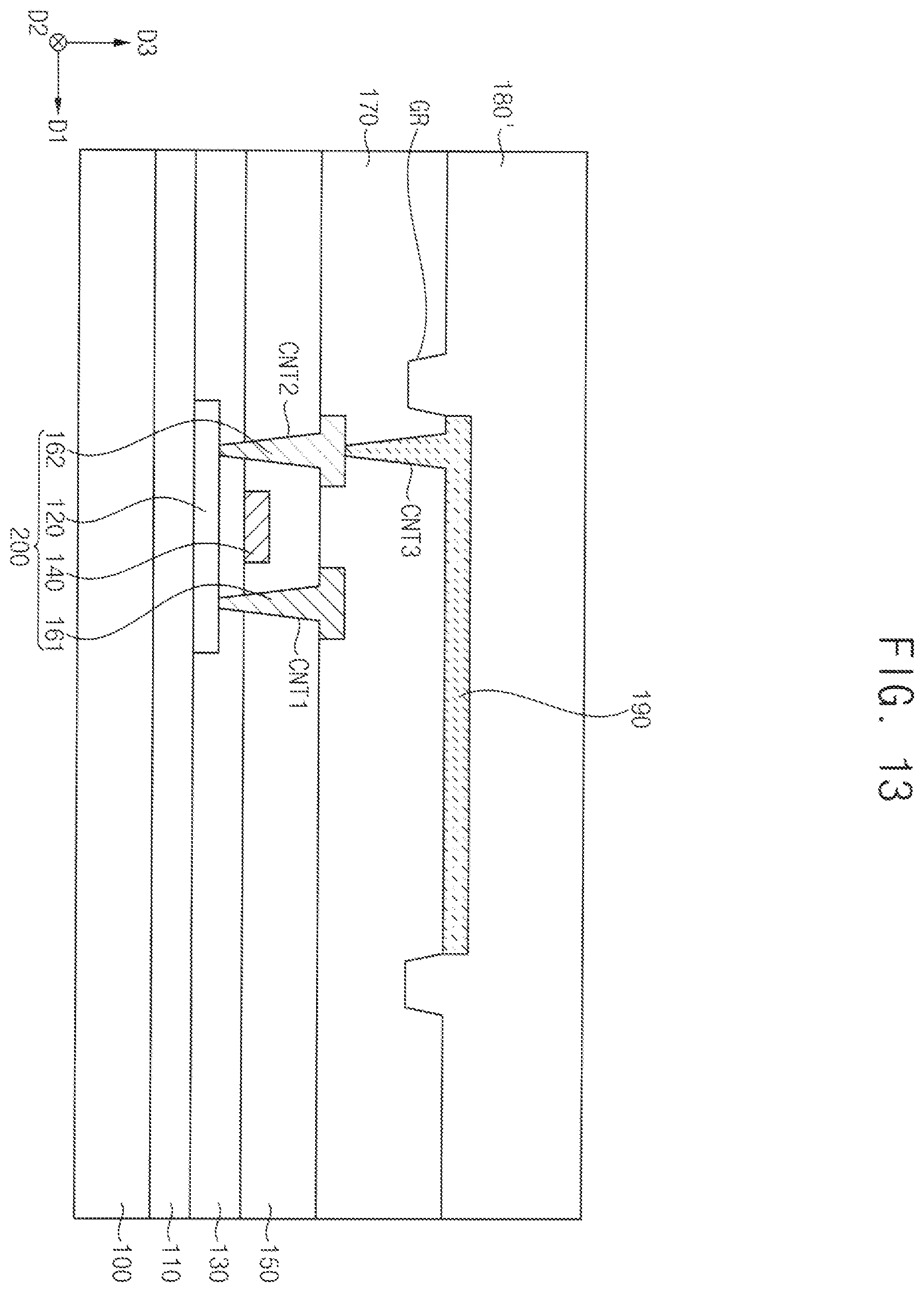 Patent US12588366 Figure 13 – Display device and method of providing display device