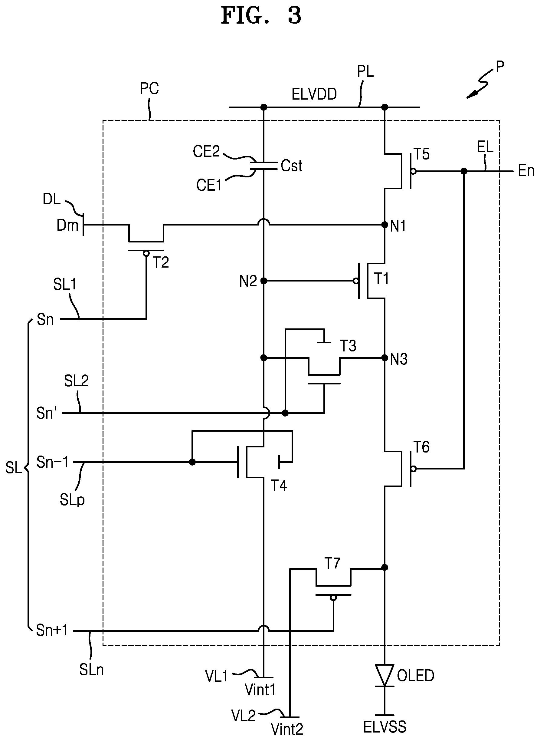 Patent US12588370 Figure 3 – Display apparatus