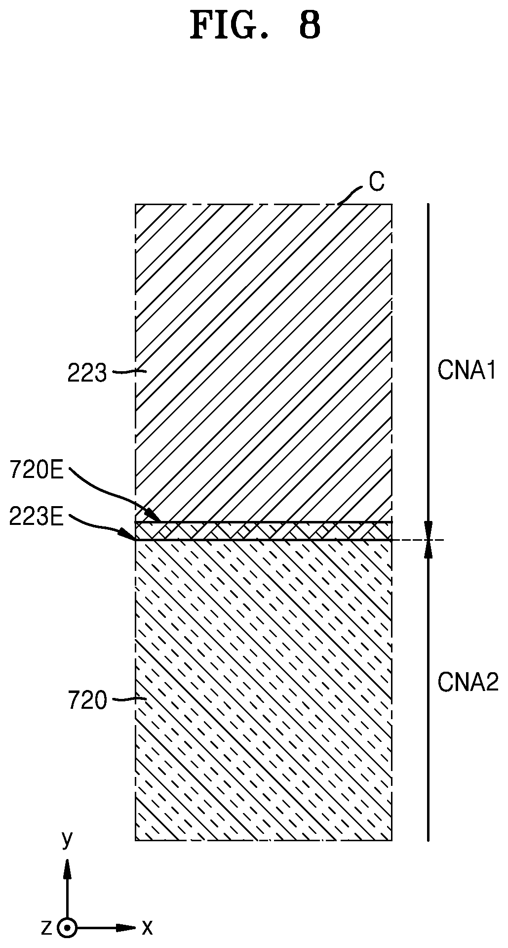 Patent US12588370 Figure 8 – Display apparatus