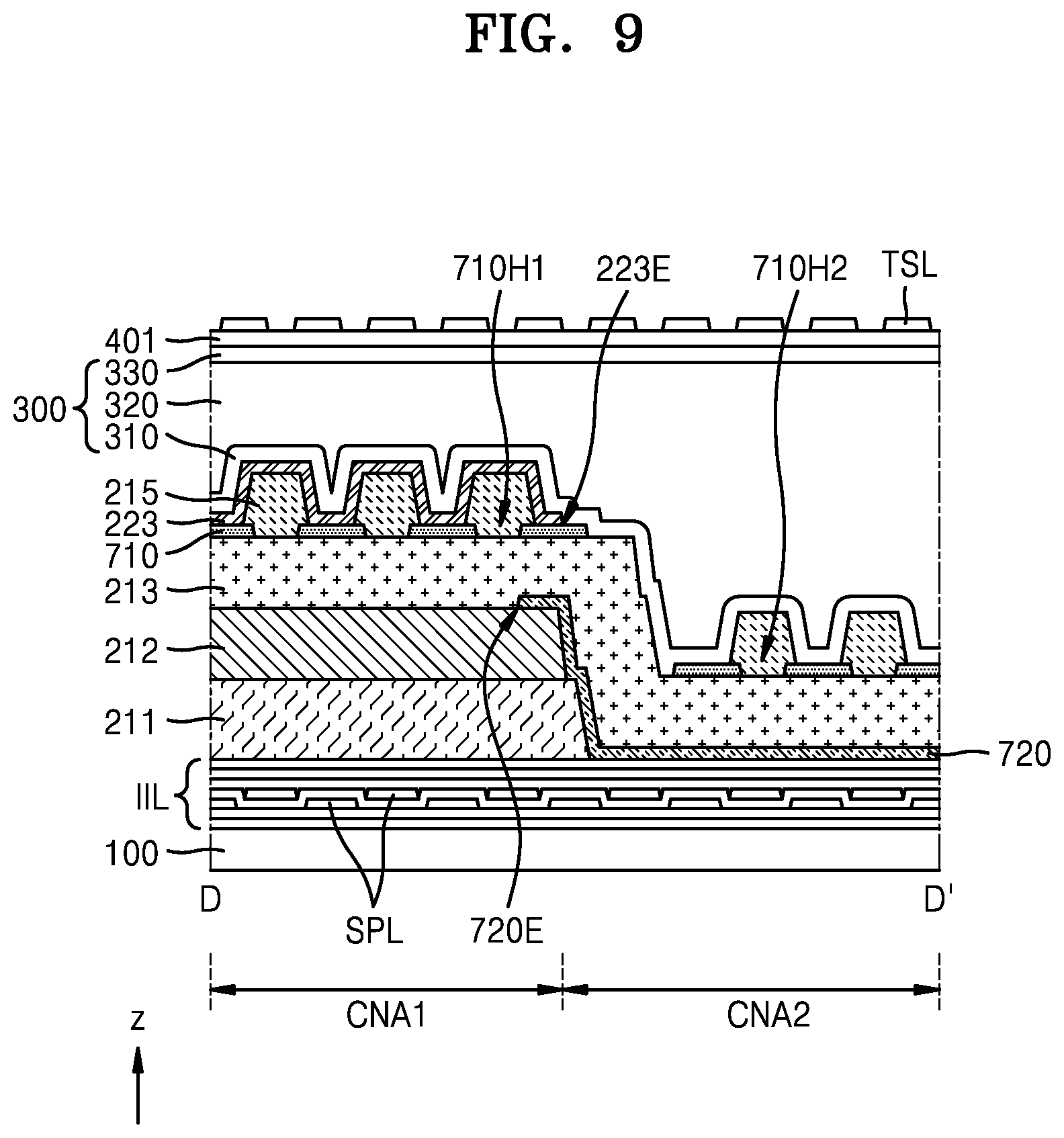 Patent US12588370 Figure 9 – Display apparatus