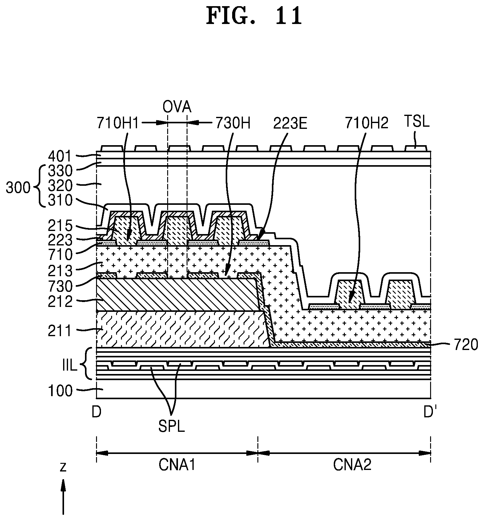 Patent US12588370 Figure 11 – Display apparatus
