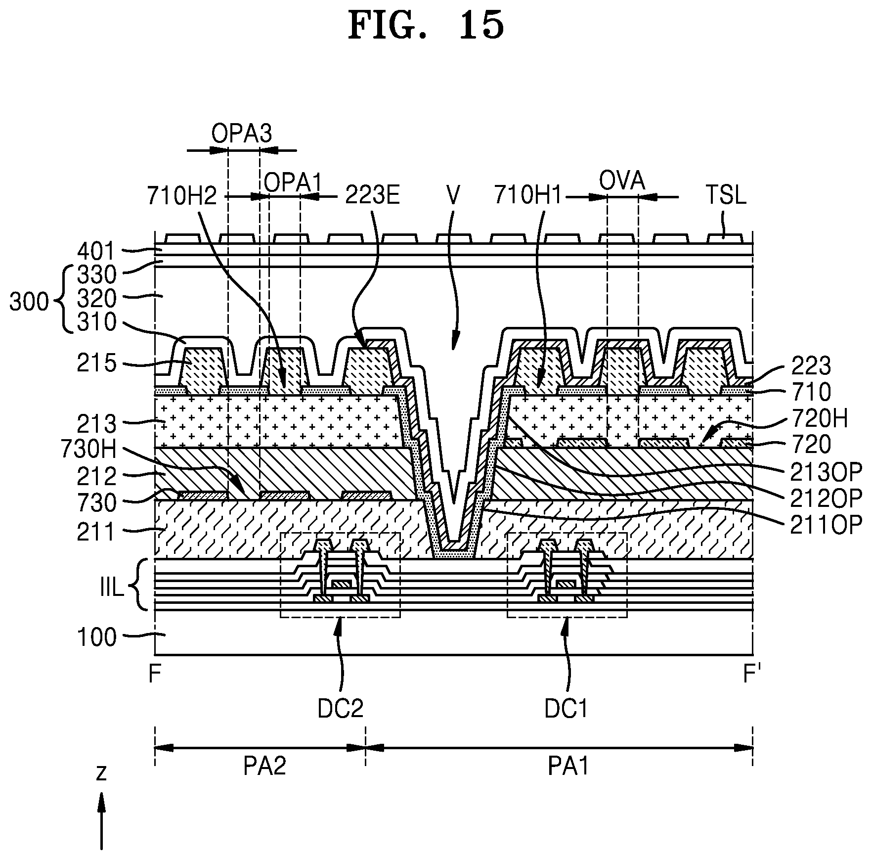 Patent US12588370 Figure 15 – Display apparatus