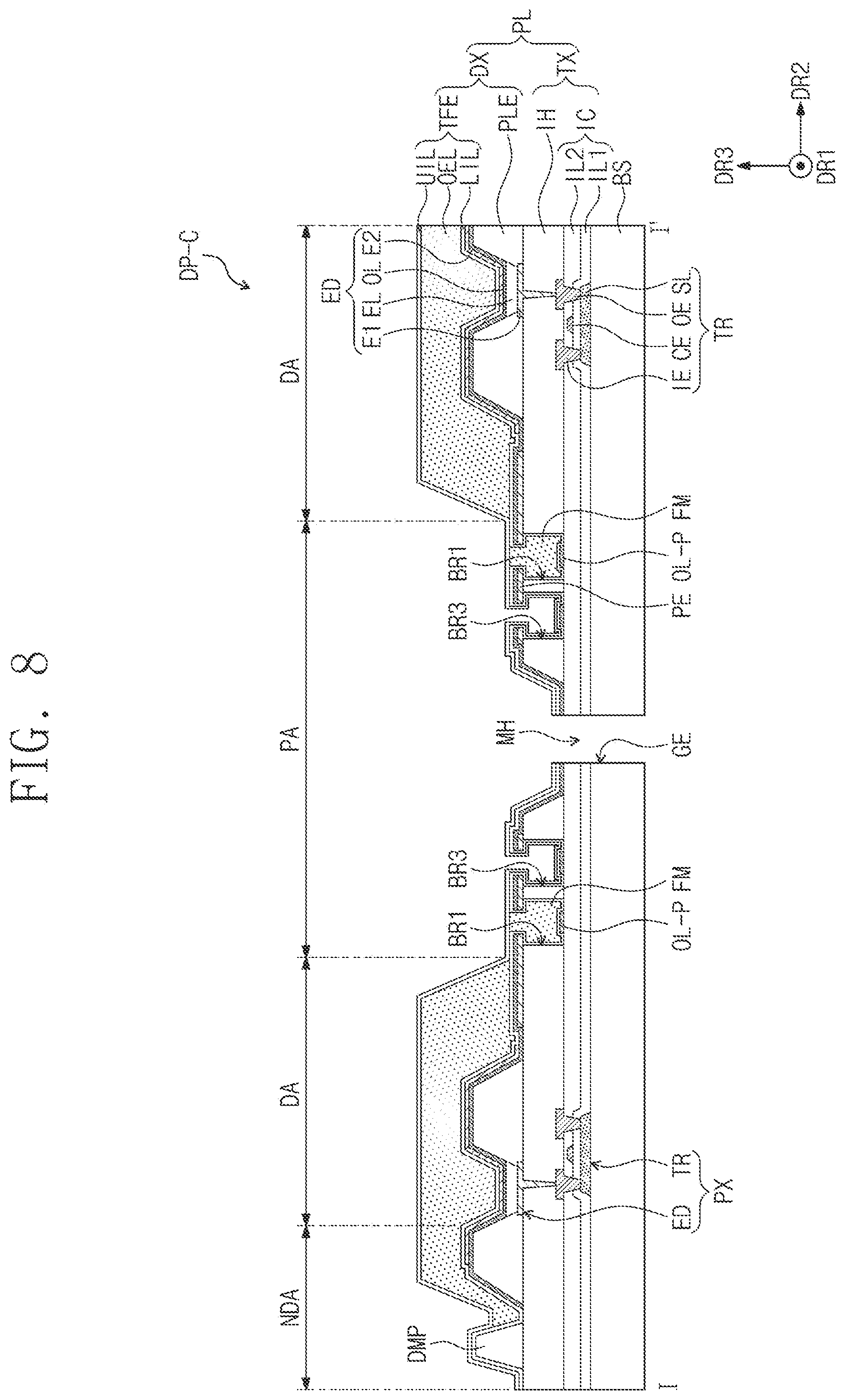 Patent US12588371 Figure 13 – Display panel and method for manufacturing the same