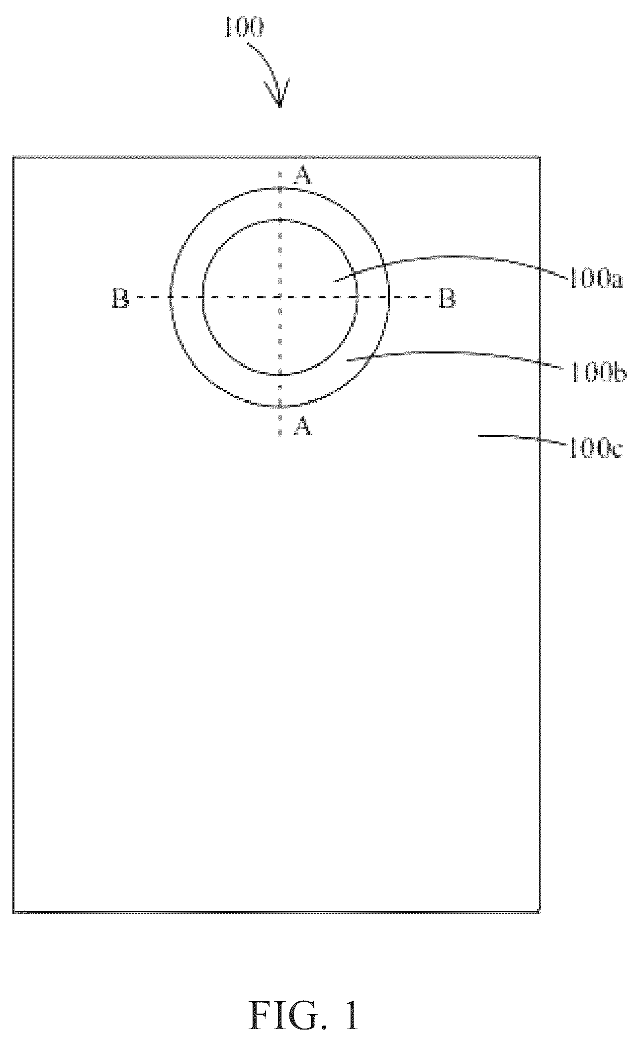 Patent US12588372 Figure 1 – Display device and electronic equipment