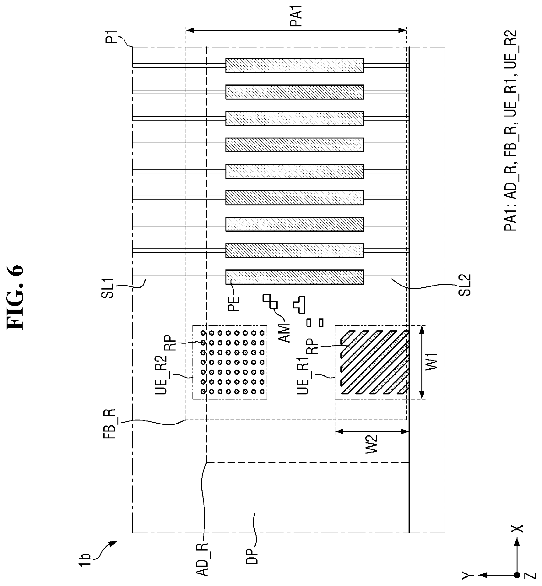 Patent US12588373 Figure 6 – Display device, and method for fabricating display device