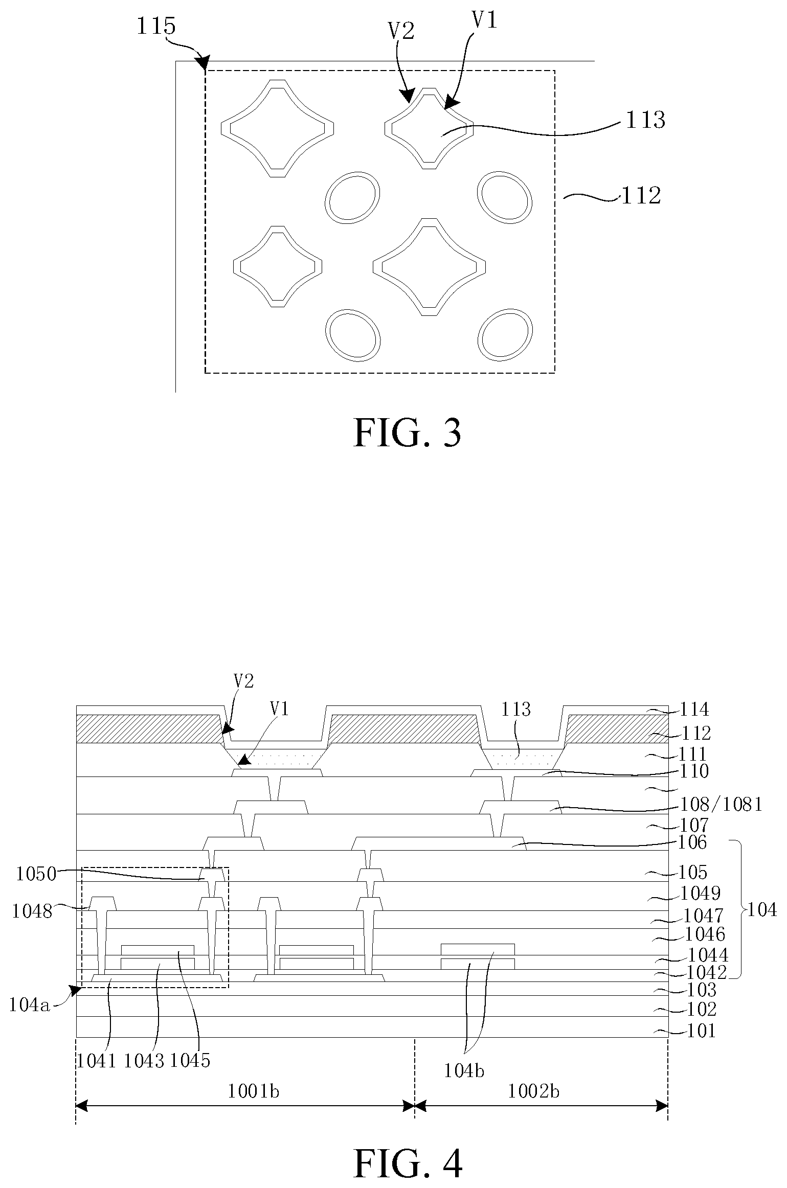 Patent US12588374 Figure 2 – Display panel and display device