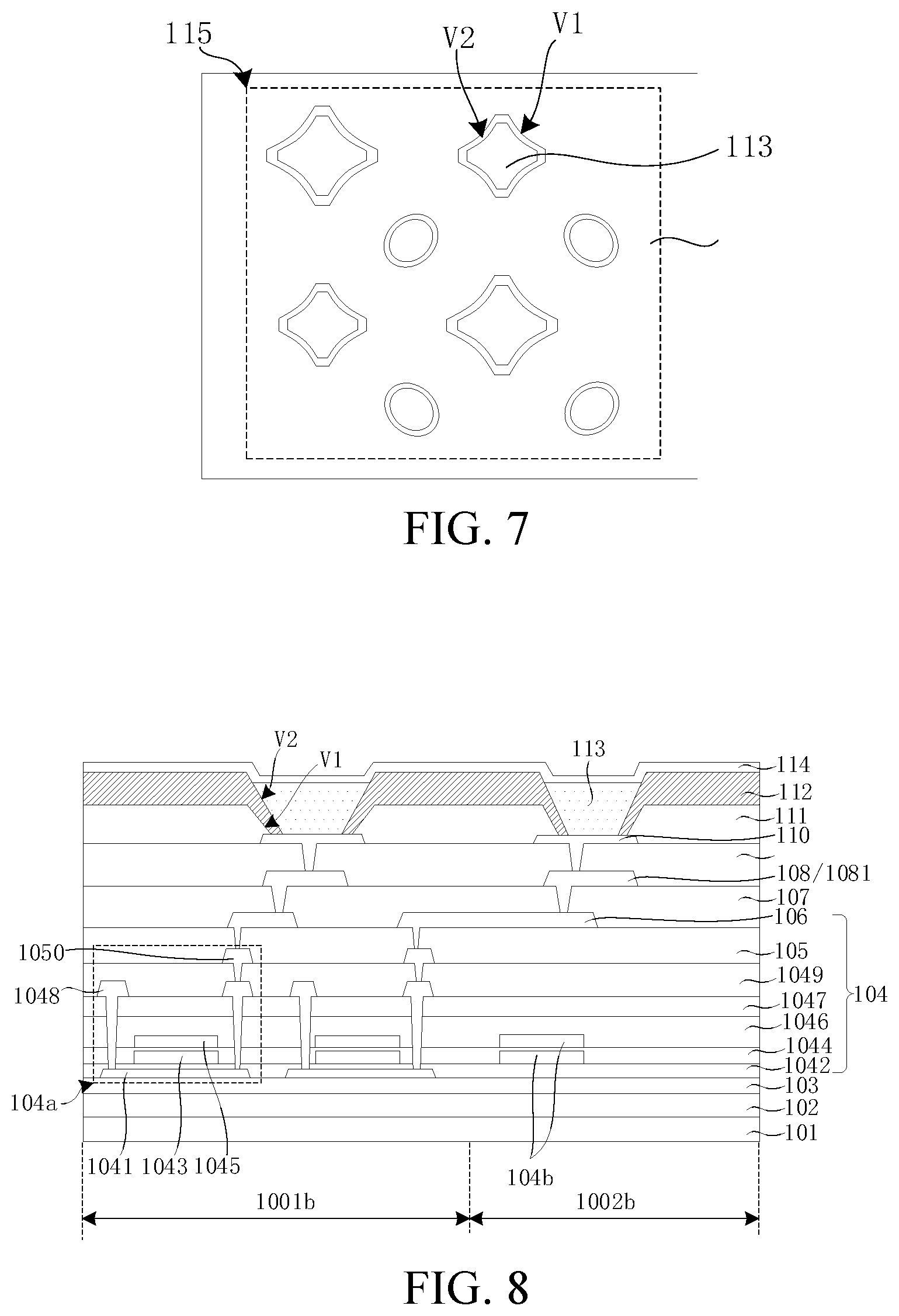 Patent US12588374 Figure 4 – Display panel and display device