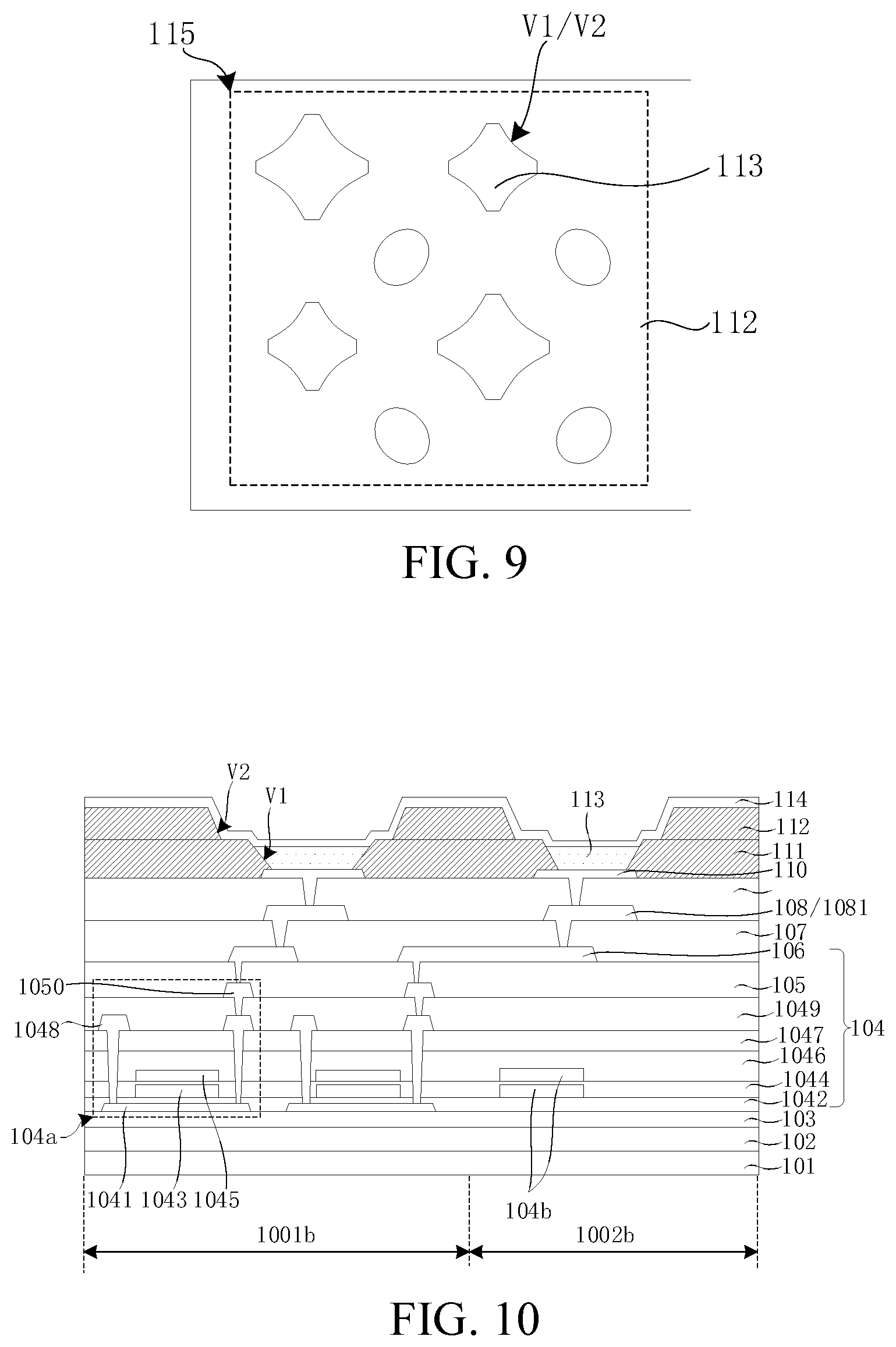 Patent US12588374 Figure 5 – Display panel and display device