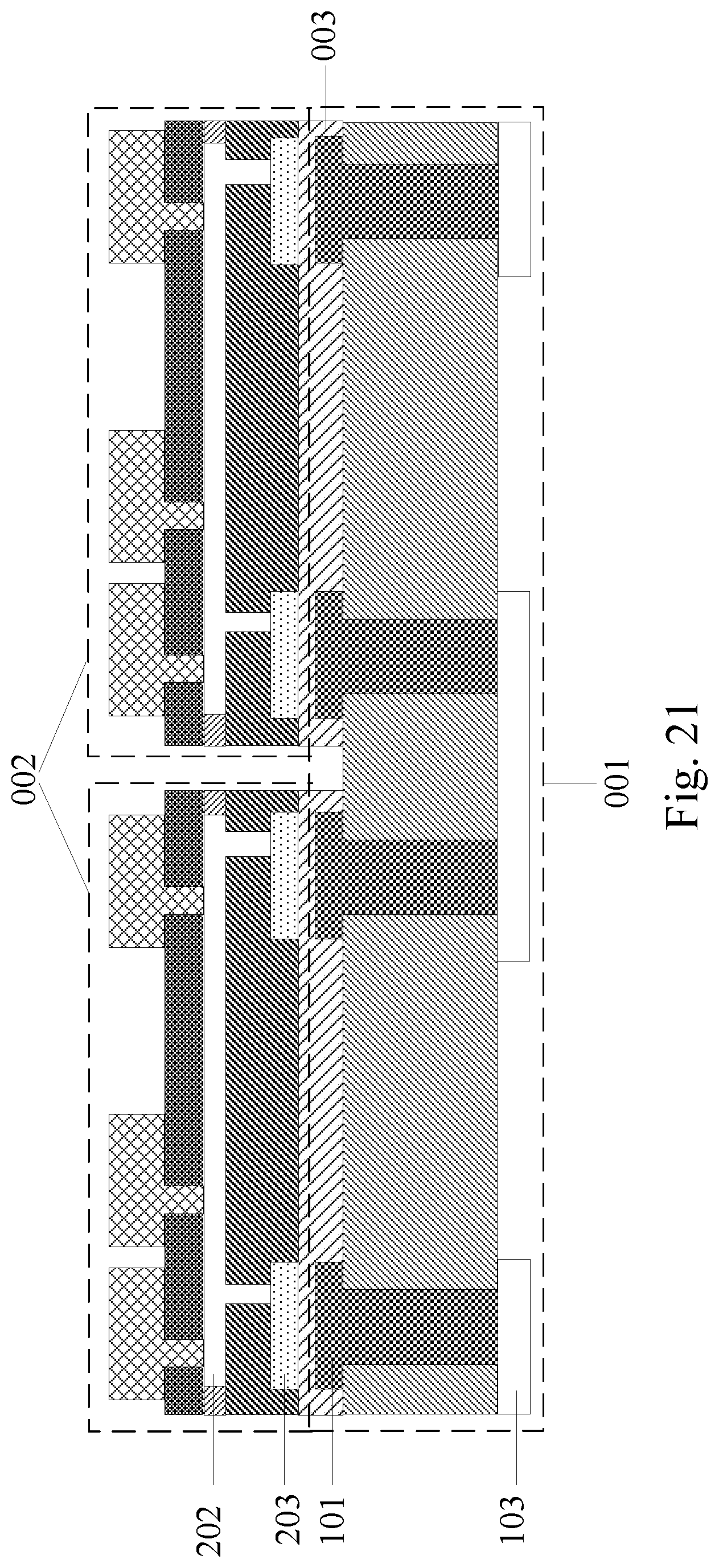 Patent US12588375 Figure 11 – Display device with signal lines being wired in display area and method for manufacturing the same