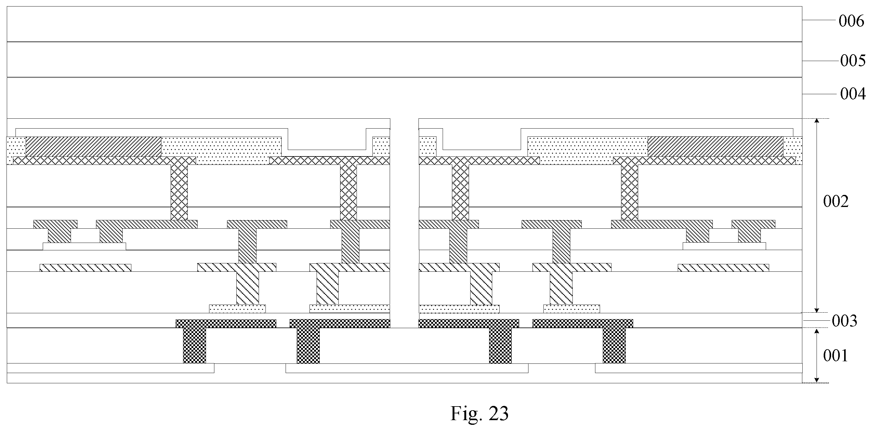 Patent US12588375 Figure 13 – Display device with signal lines being wired in display area and method for manufacturing the same