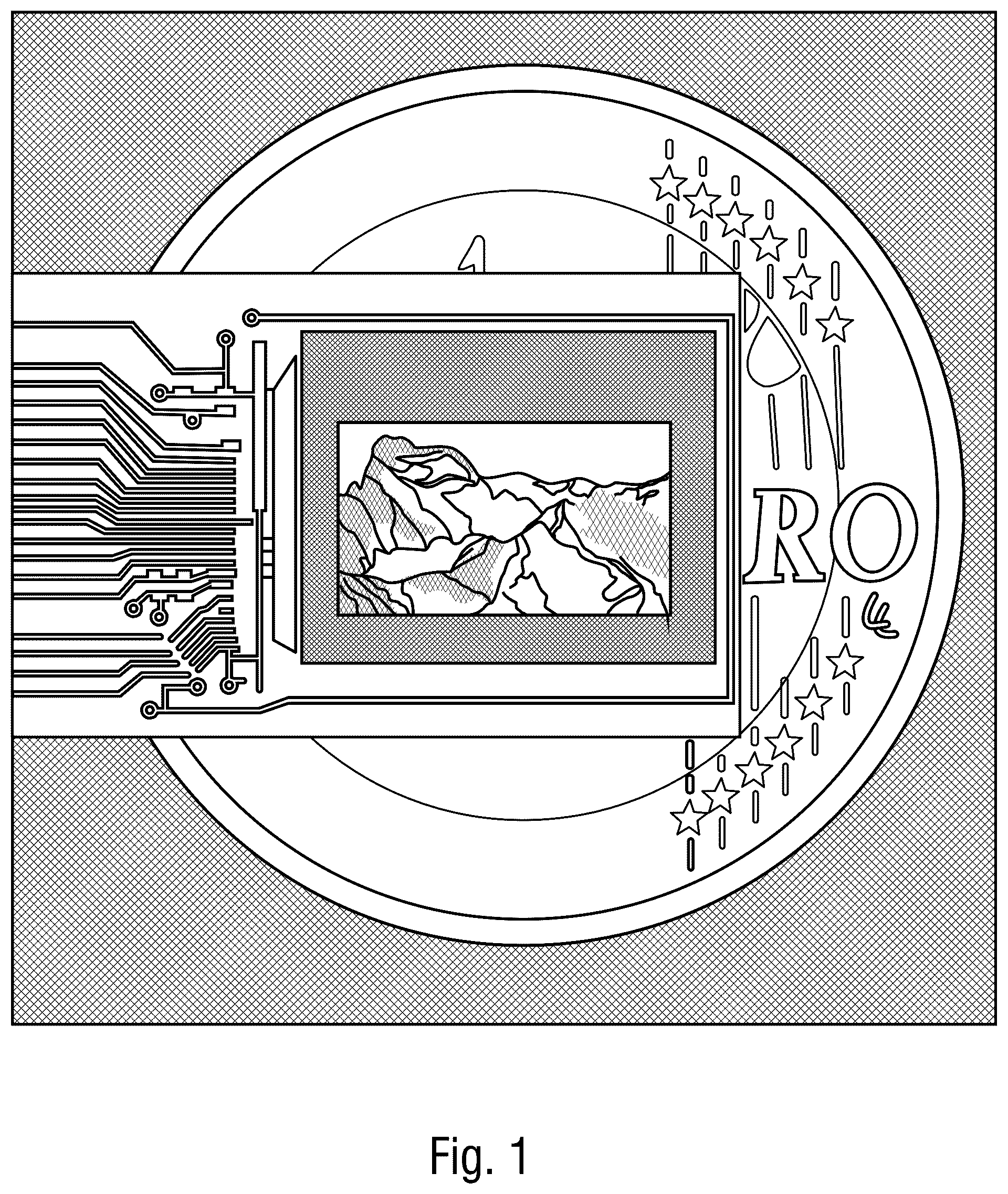 Patent US12588376 — Substrate arrangement and manufacturing method for a micro display — Figure 1