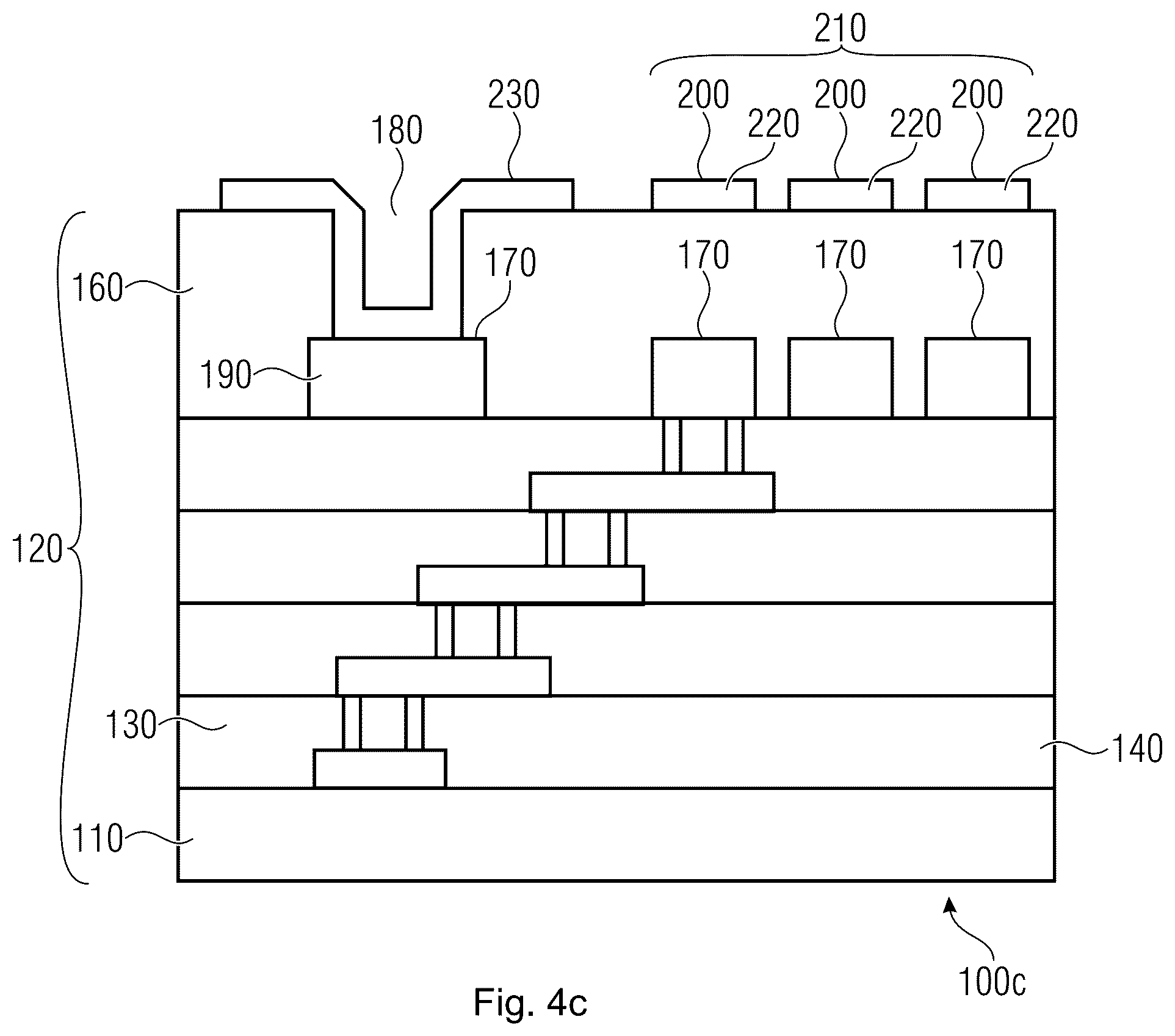 Patent US12588376 Figure 5 – Substrate arrangement and manufacturing method for a micro display
