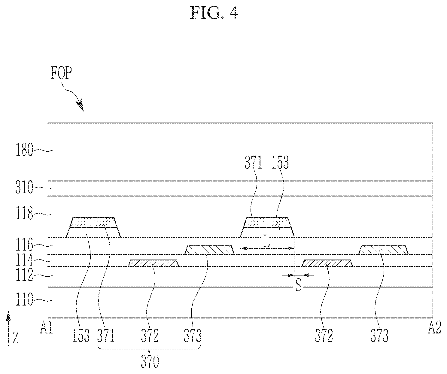 Patent US12588377 Figure 4 – Display device