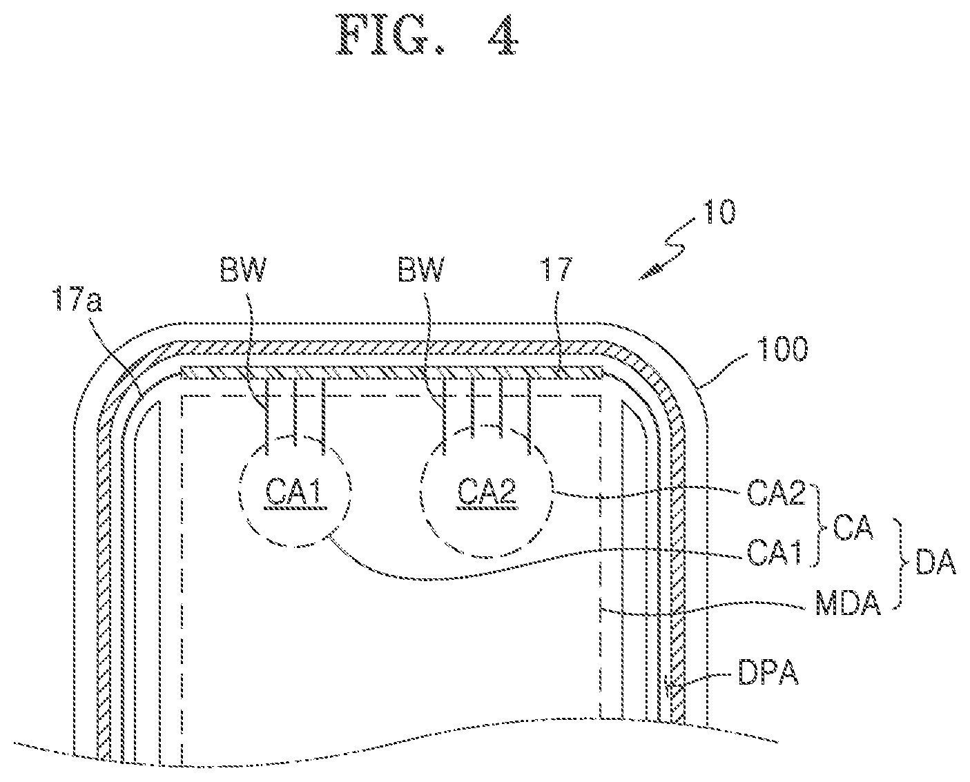 Patent US12588379 Figure 4 – Display device
