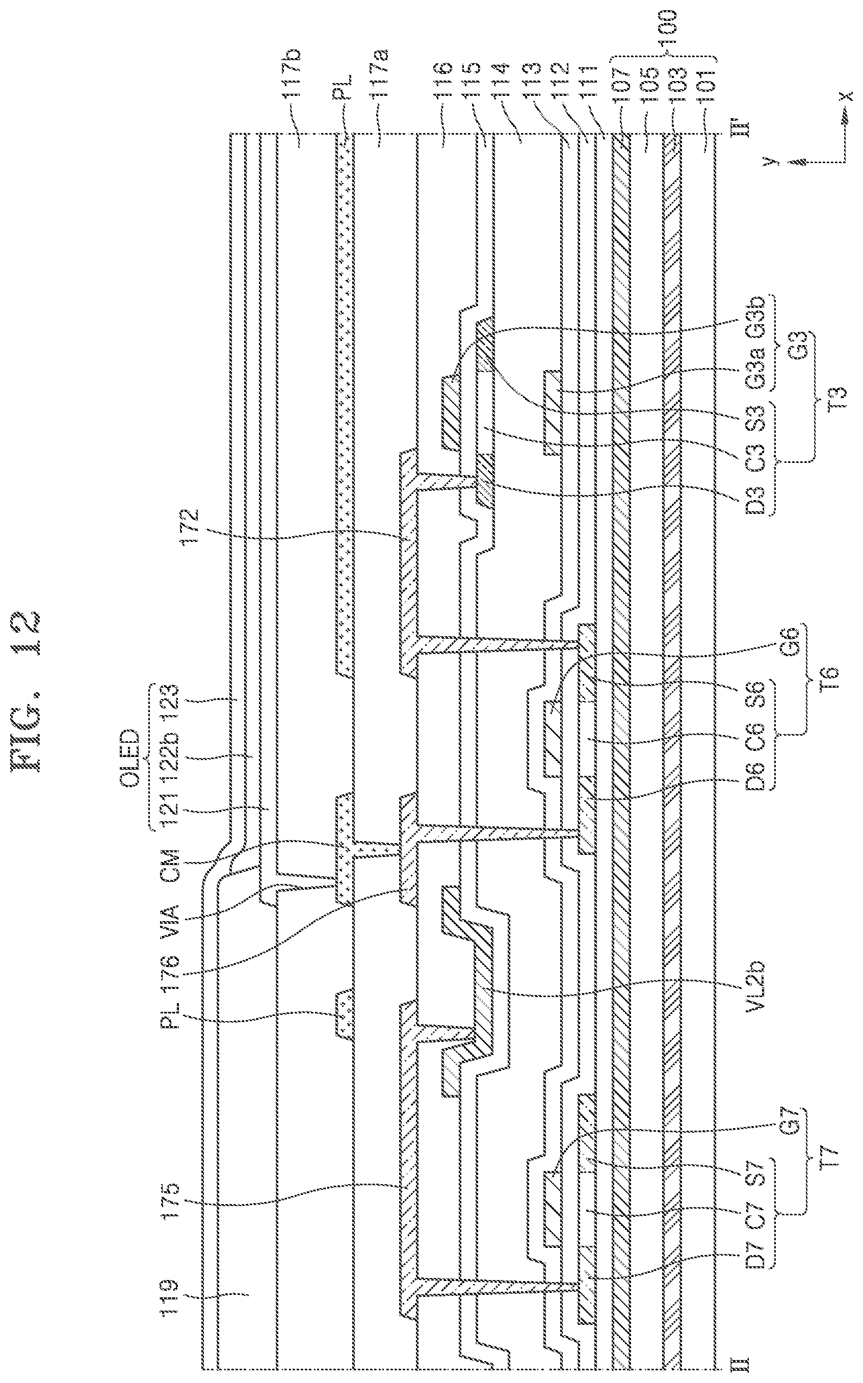 Patent US12588379 Figure 13 – Display device
