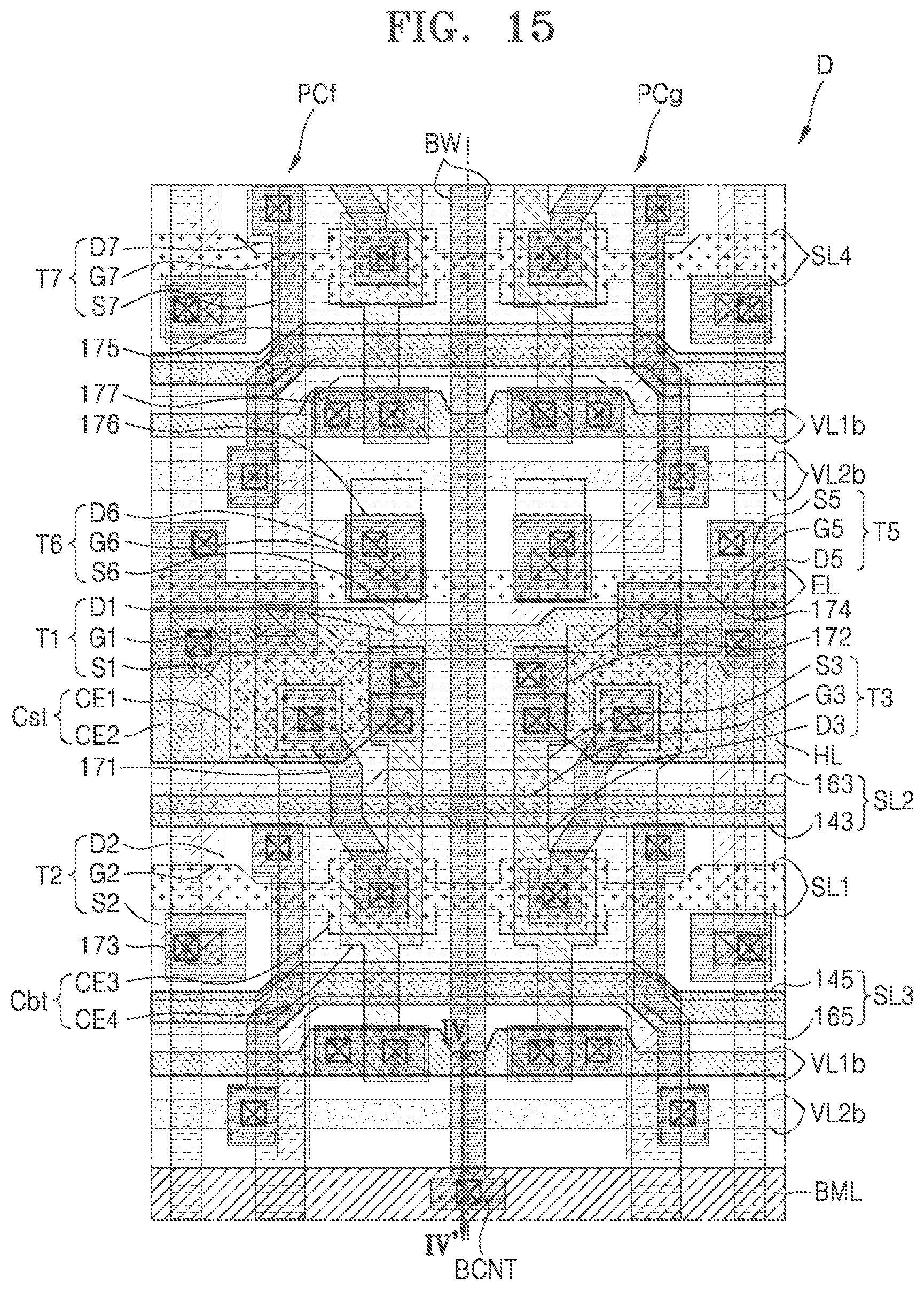 Patent US12588379 Figure 16 – Display device