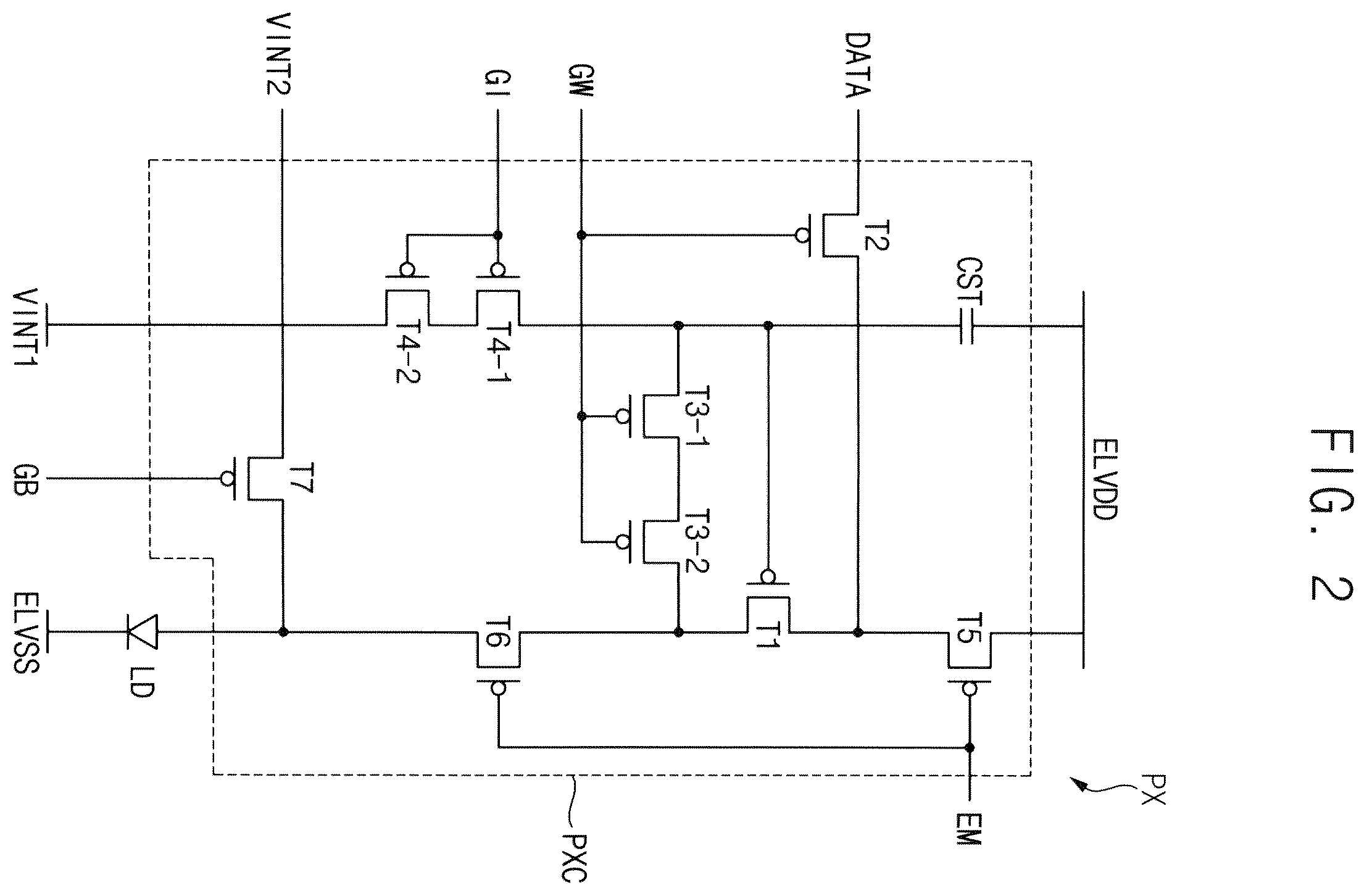 Patent US12588380 Figure 2 – Display device