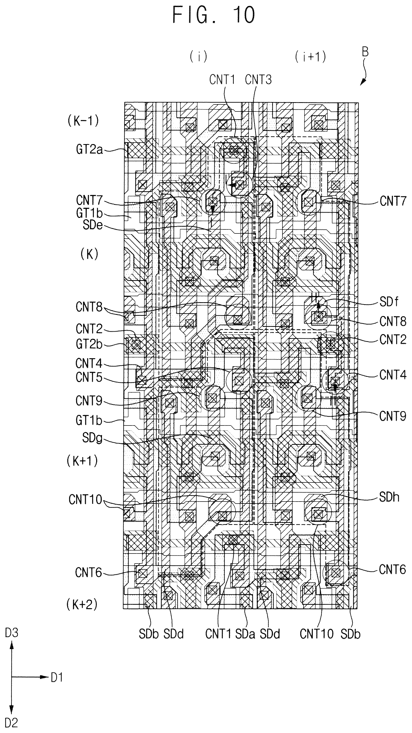 Patent US12588380 Figure 10 – Display device