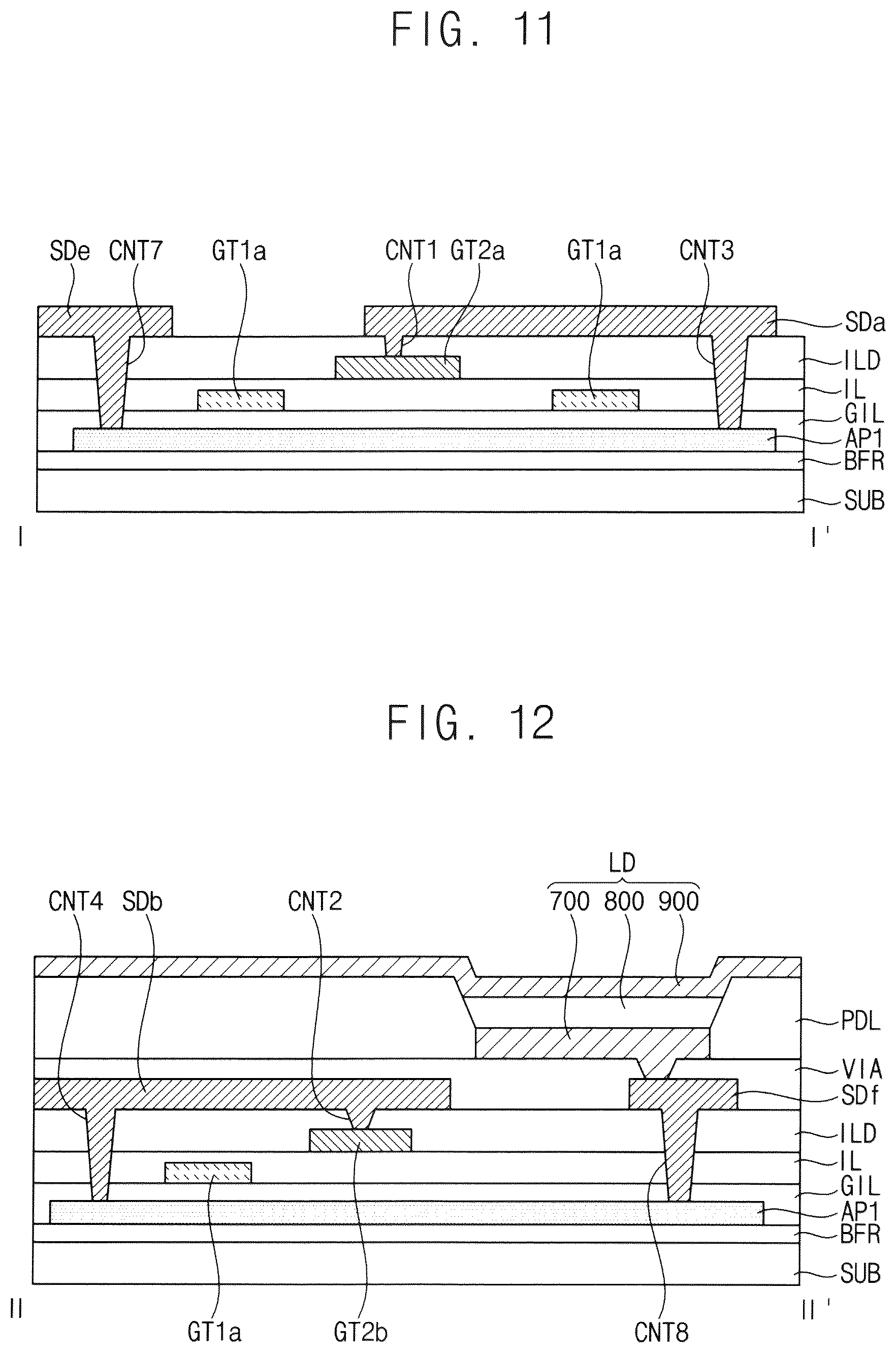 Patent US12588380 Figure 11 – Display device