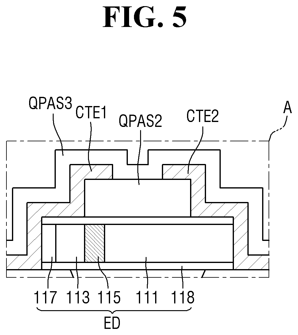 Patent US12588381 Figure 5 – Display device and method of manufacturing the same
