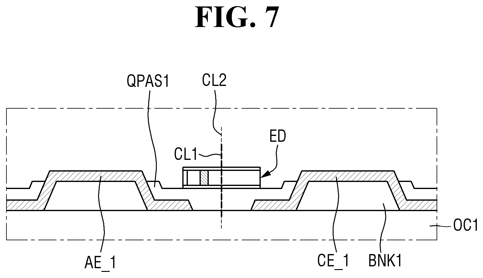 Patent US12588381 Figure 7 – Display device and method of manufacturing the same