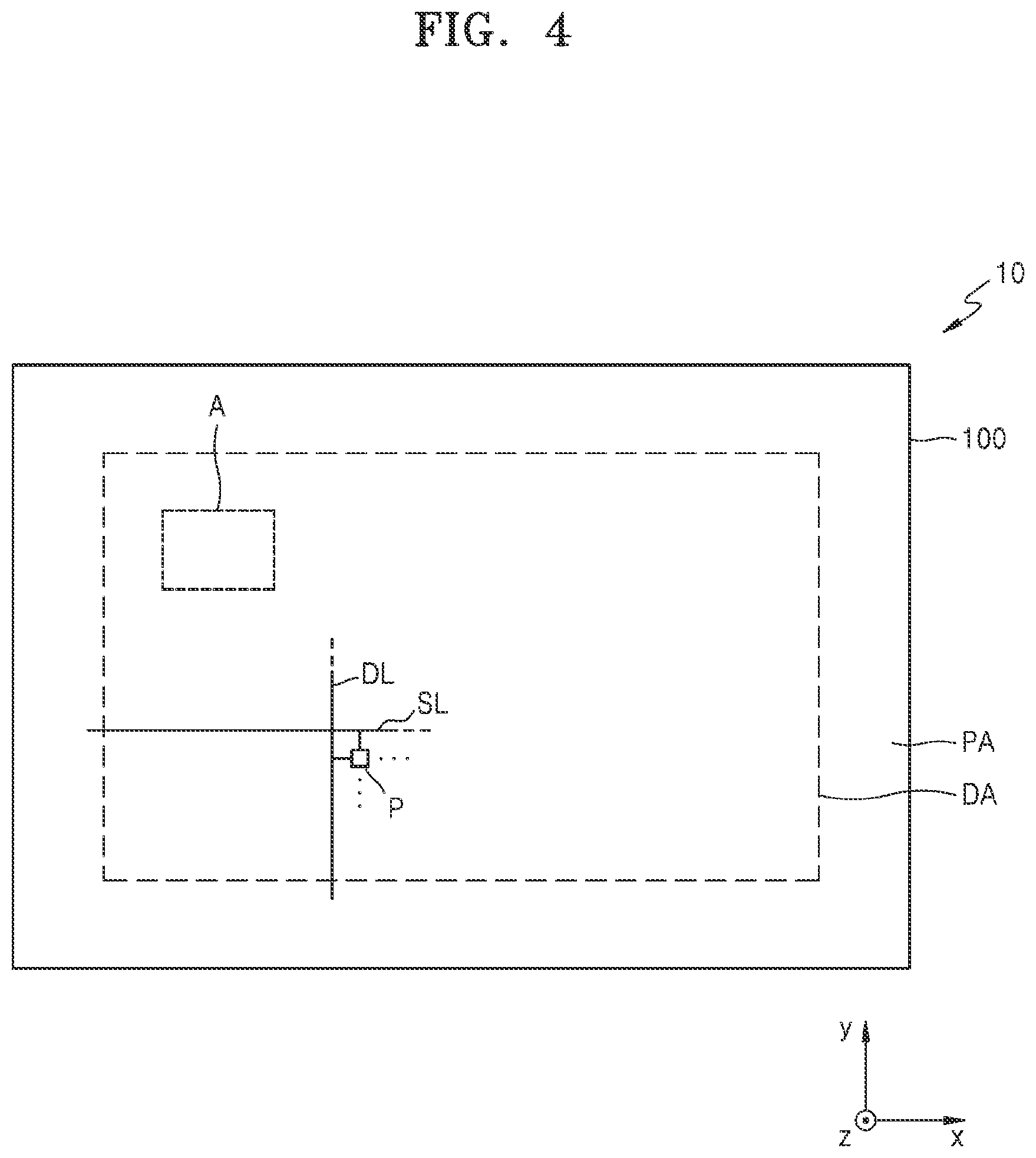 Patent US12588383 Figure 5 – Display panel