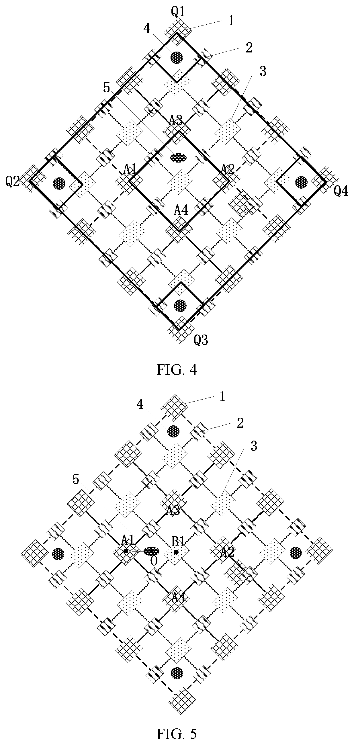 Patent US12588384 Figure 3 – Display base plate including main and auxiliary spacers