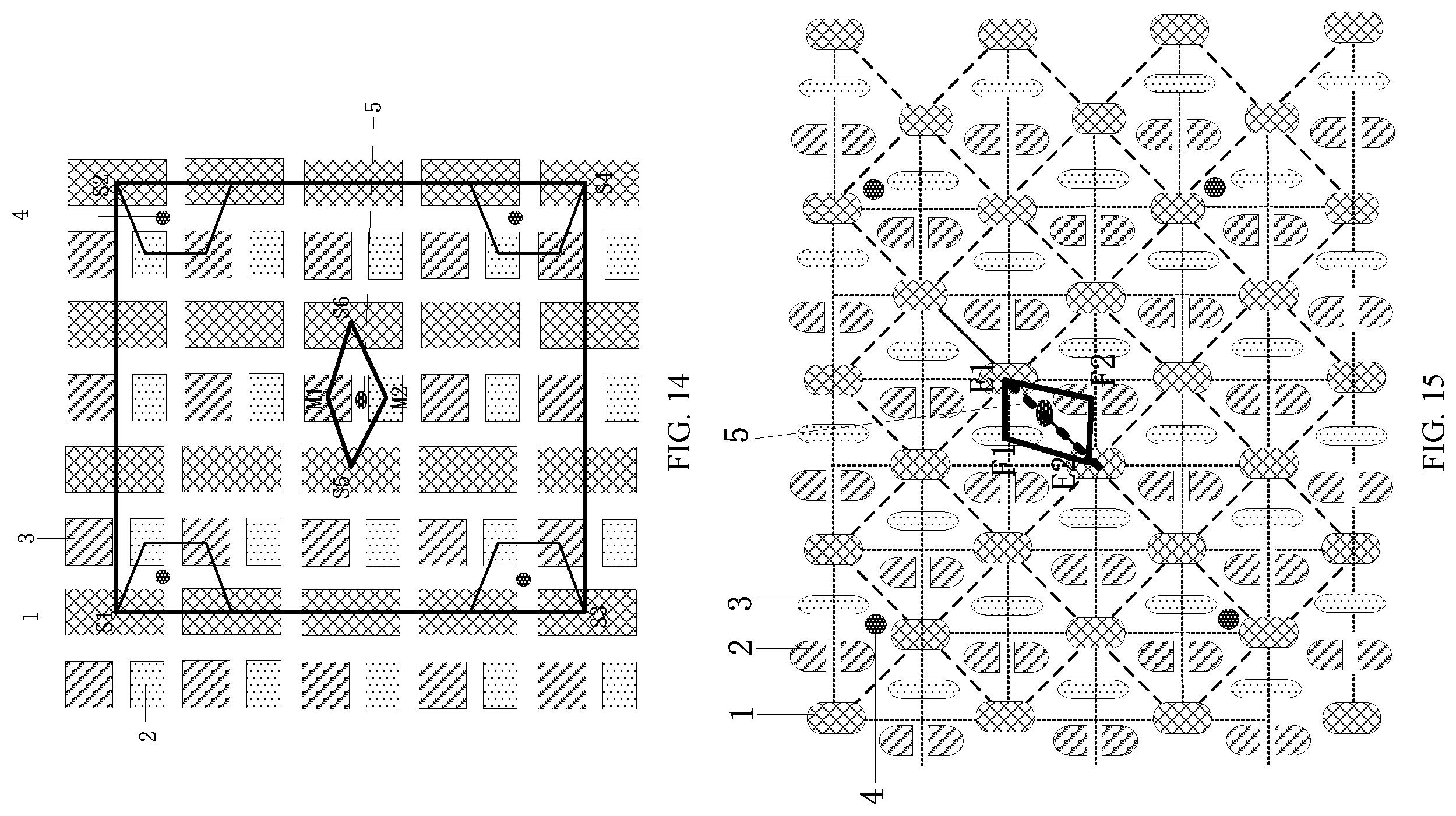 Patent US12588384 Figure 8 – Display base plate including main and auxiliary spacers