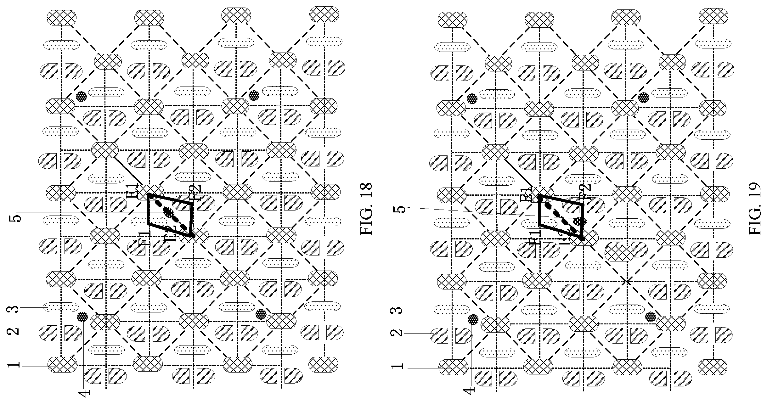 Patent US12588384 Figure 10 – Display base plate including main and auxiliary spacers